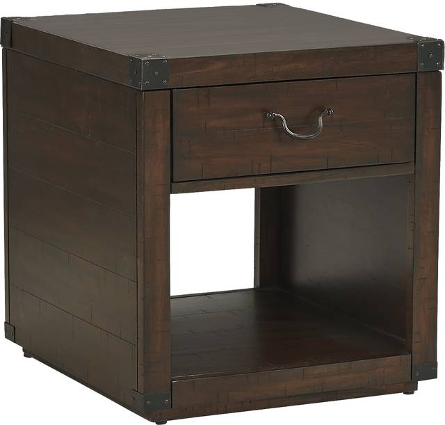 Sandsen Way Brown End Table - Thumbnail - Image 1