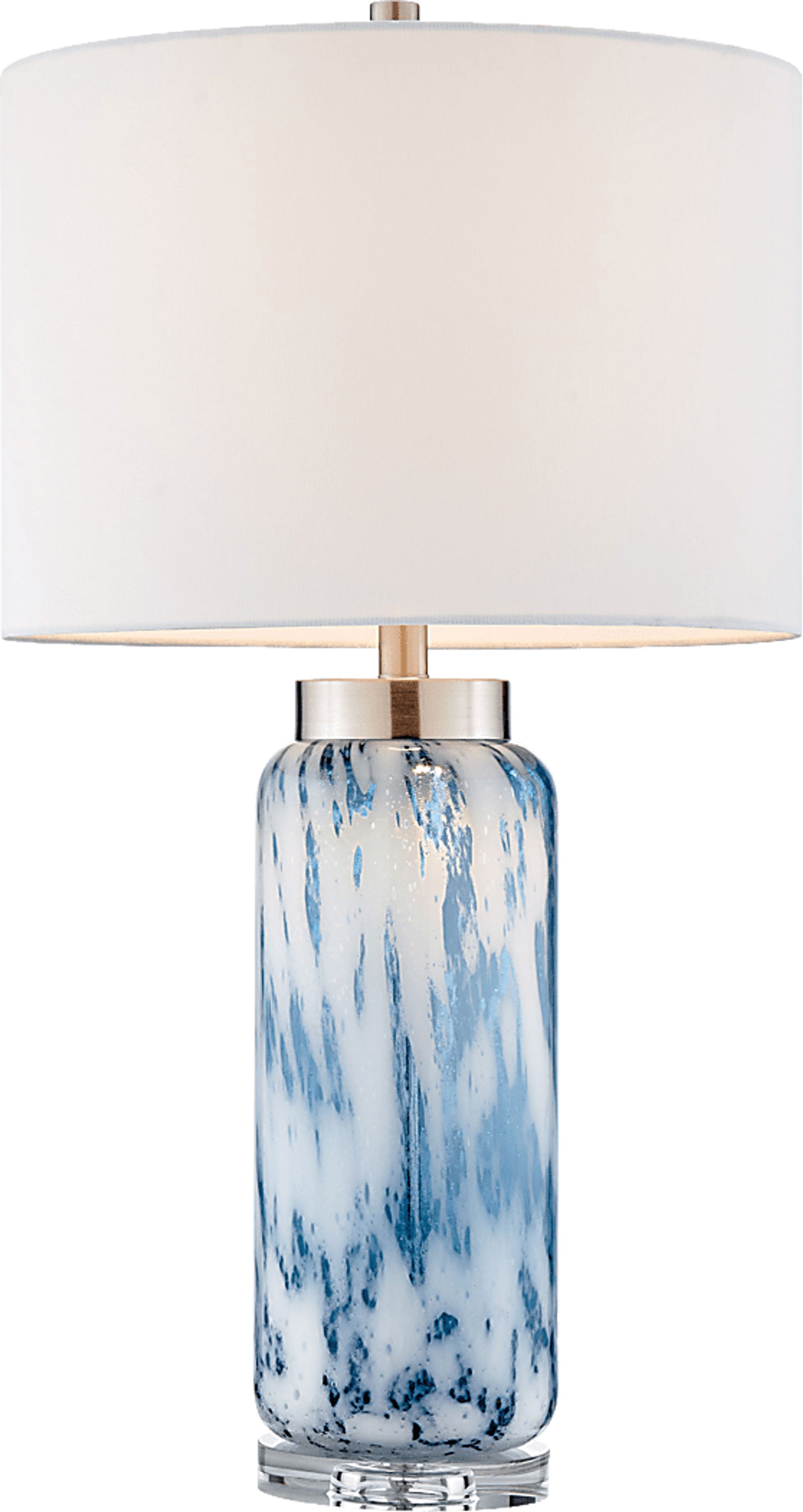 Sandusky Circle Blue Lamp - Image 1