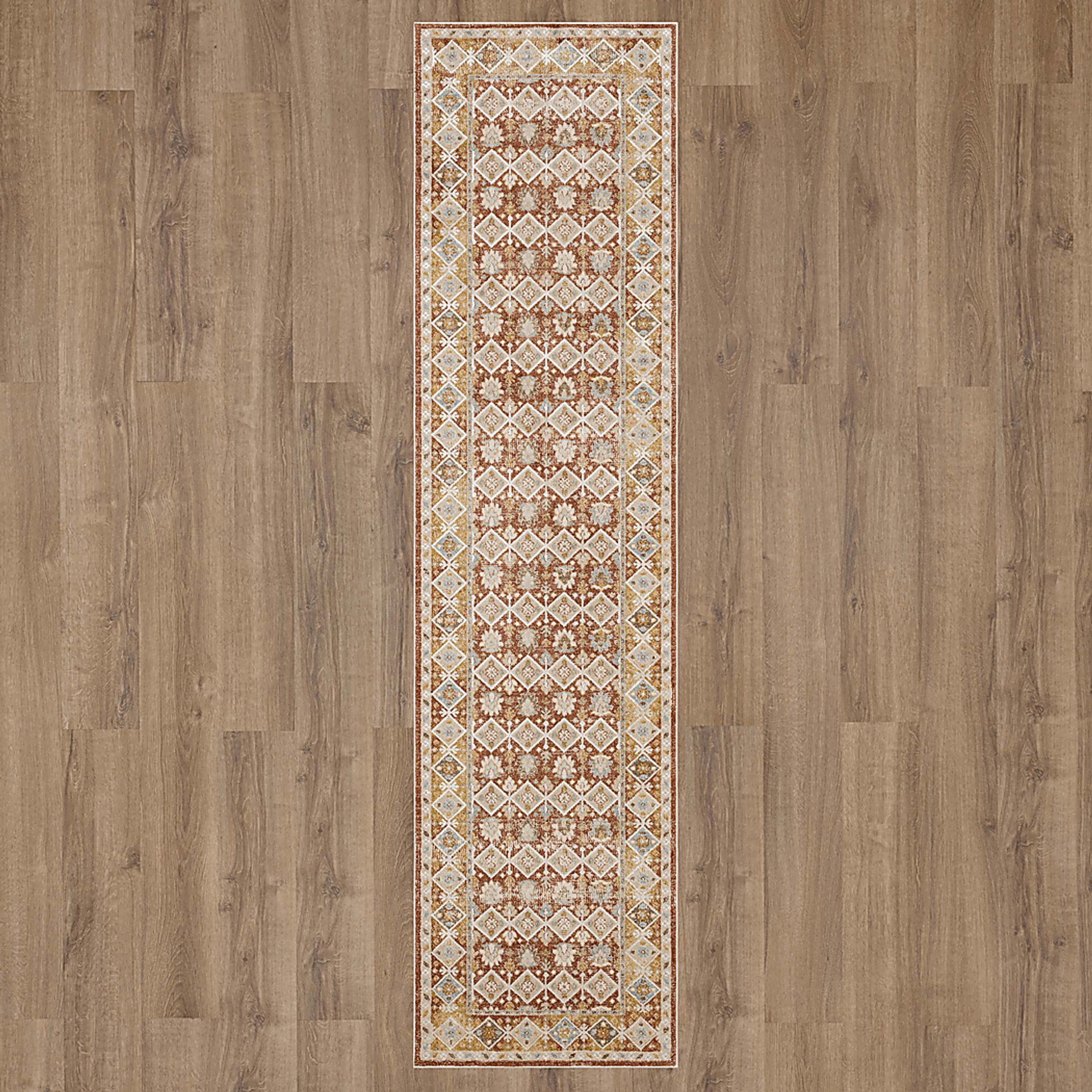 Sandwe Terracotta 2'6 x 10' Runner Rug - Image 3