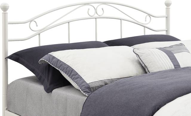 Sandyford White Queen Bed - Thumbnail - Image 2