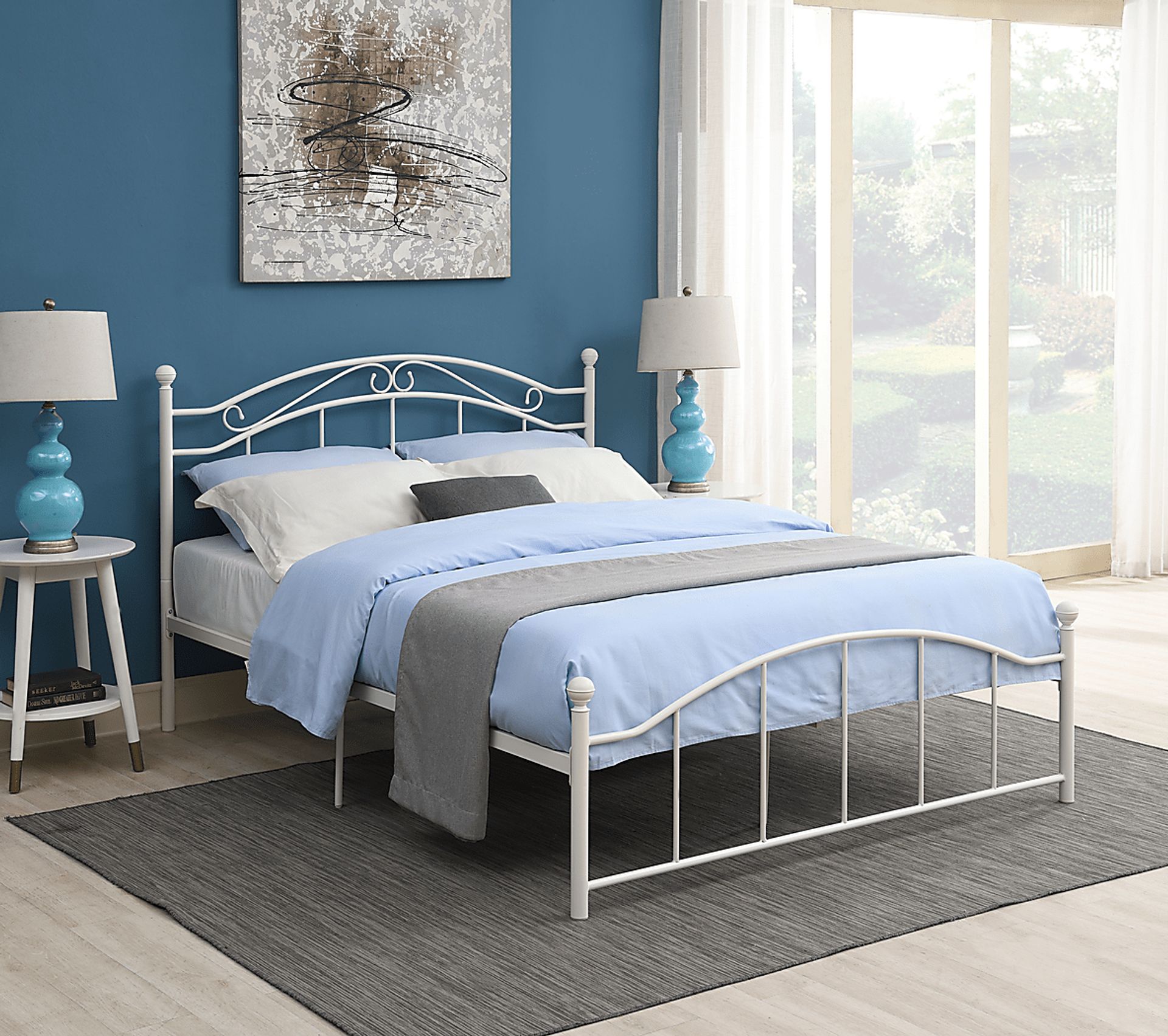 Sandyford White Queen Bed - Image 3