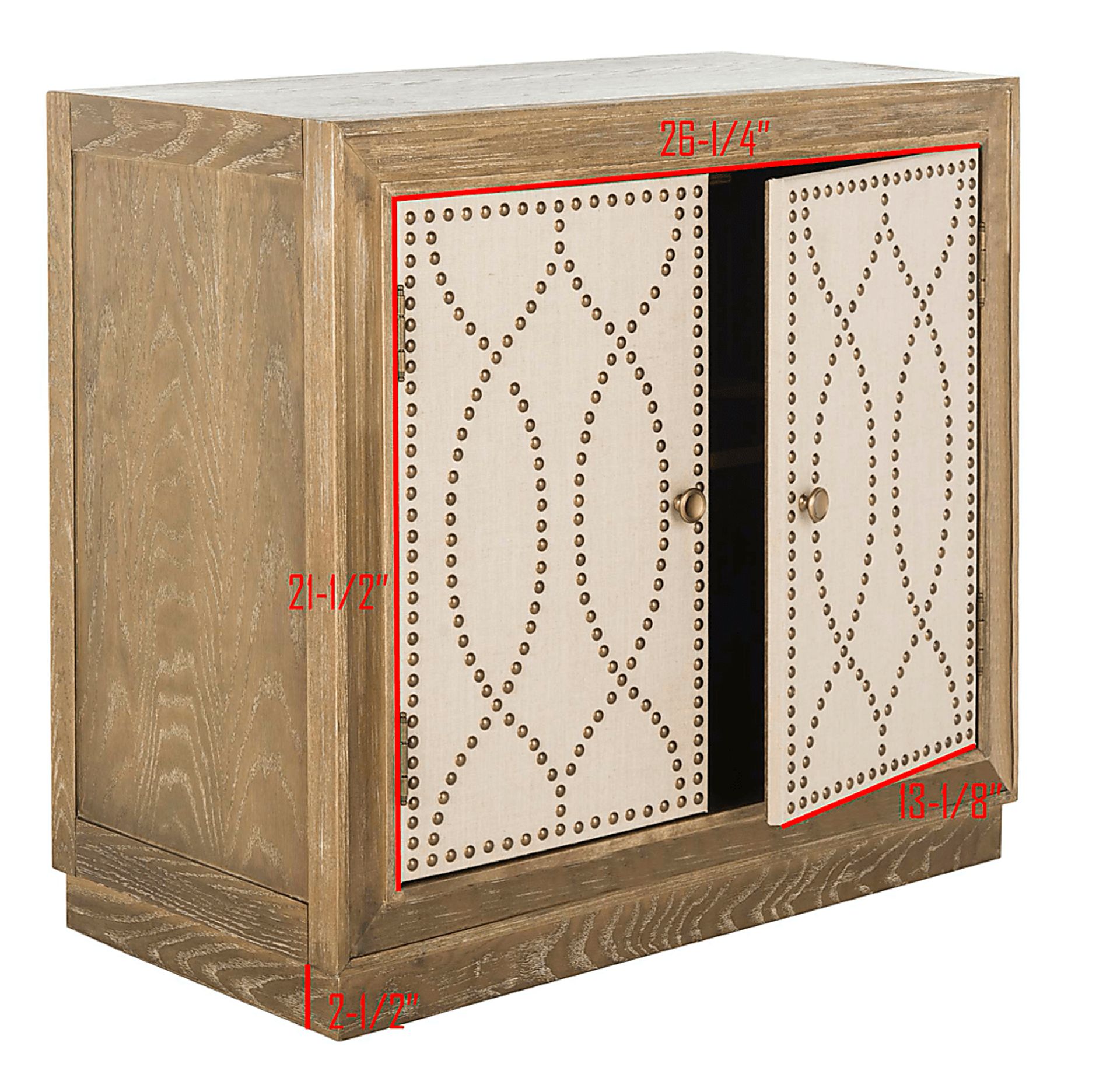 Sandyver Oak Accent Cabinet - Image 9