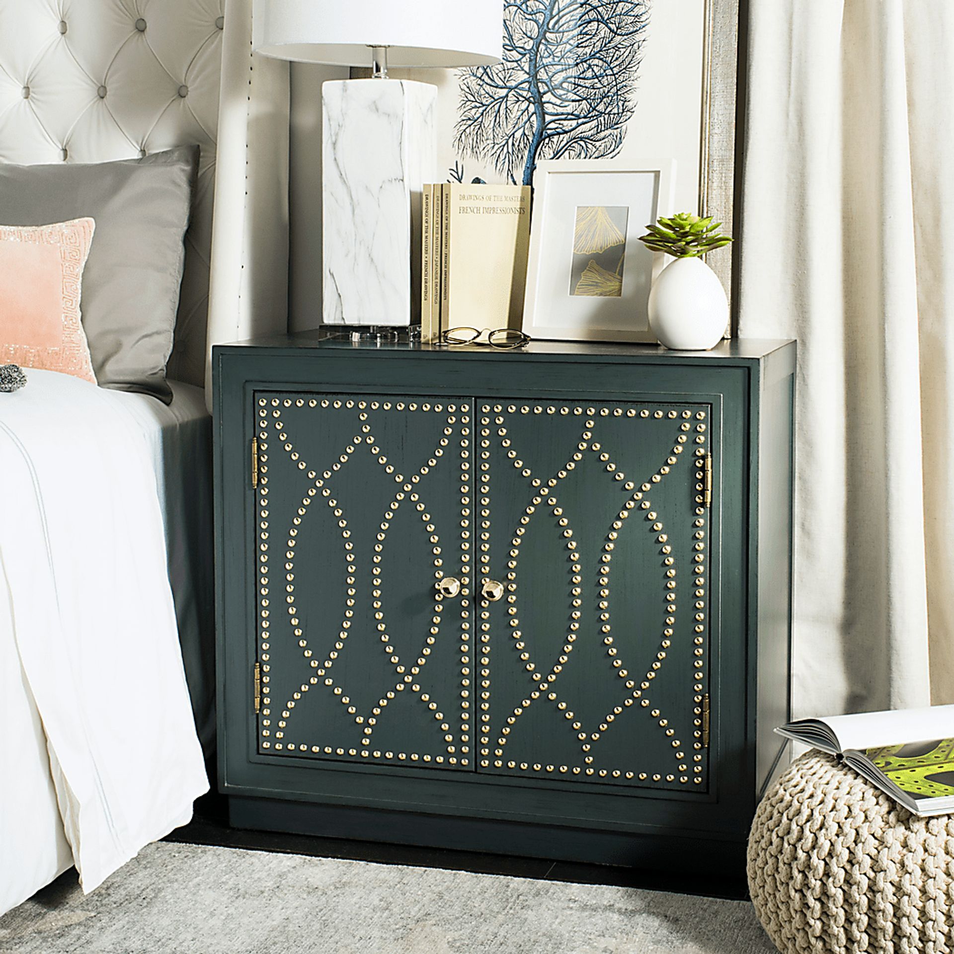 Sandyver Steel Accent Cabinet - Image 2