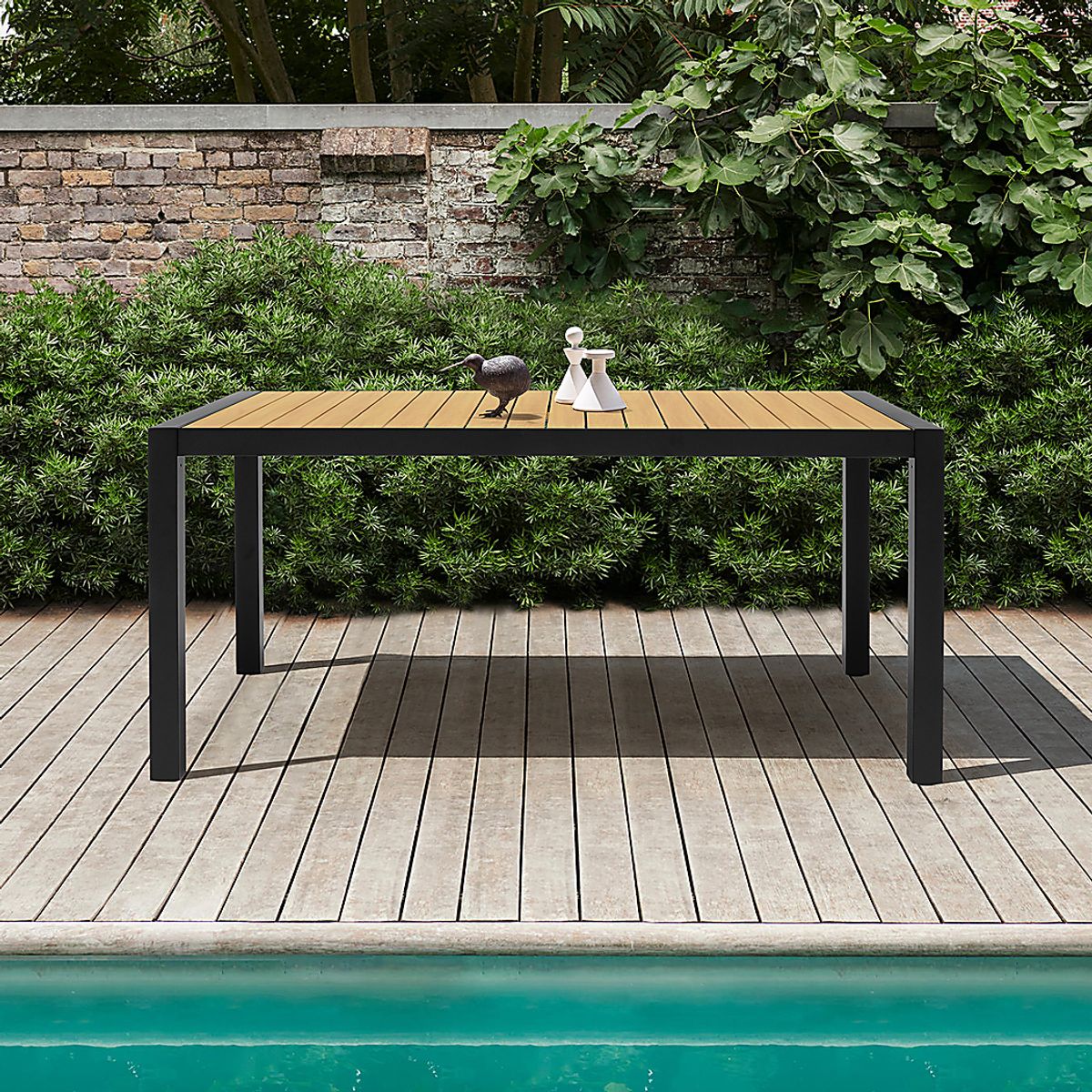 Sanellan Black Black,Colors Outdoor Dining Table | Rooms to Go