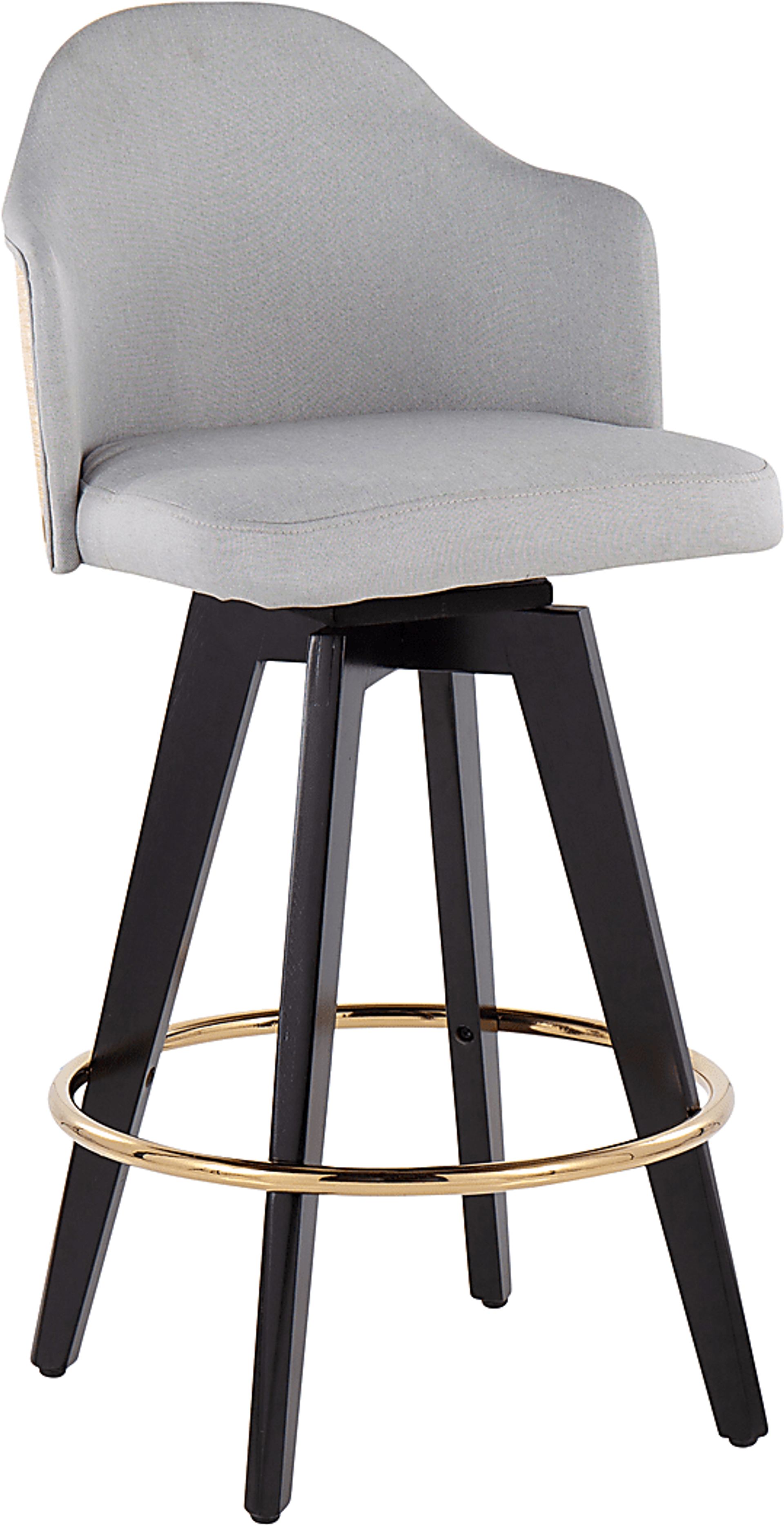 Sanellas I Gray Counter Height Stool, Set of 2 - Image 2