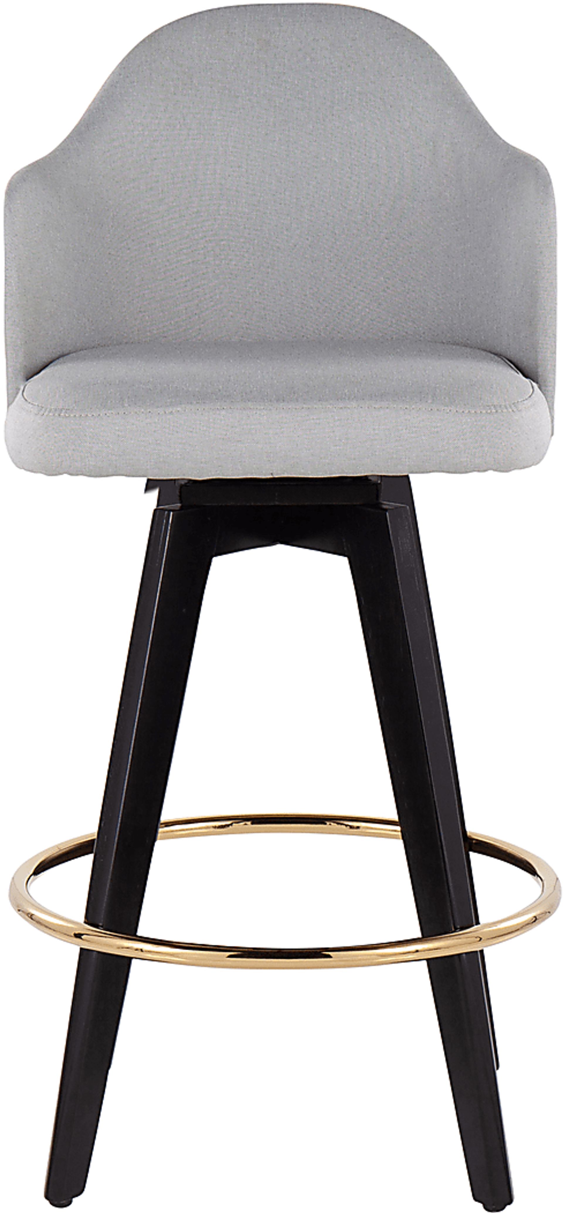 Sanellas I Gray Counter Height Stool, Set of 2 - Image 6