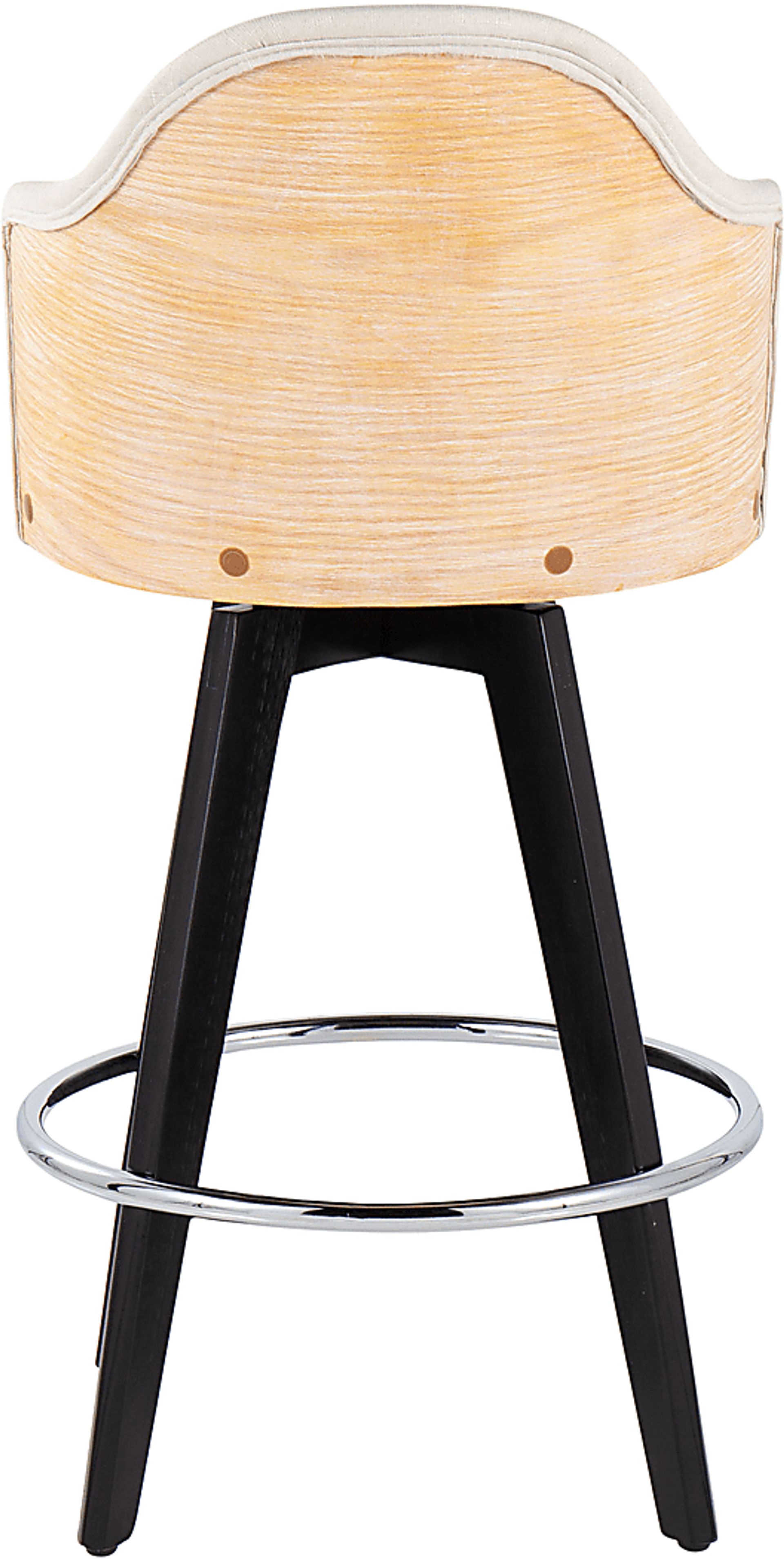 Sanellas II Cream Counter Height Stool, Set of 2 - Image 5