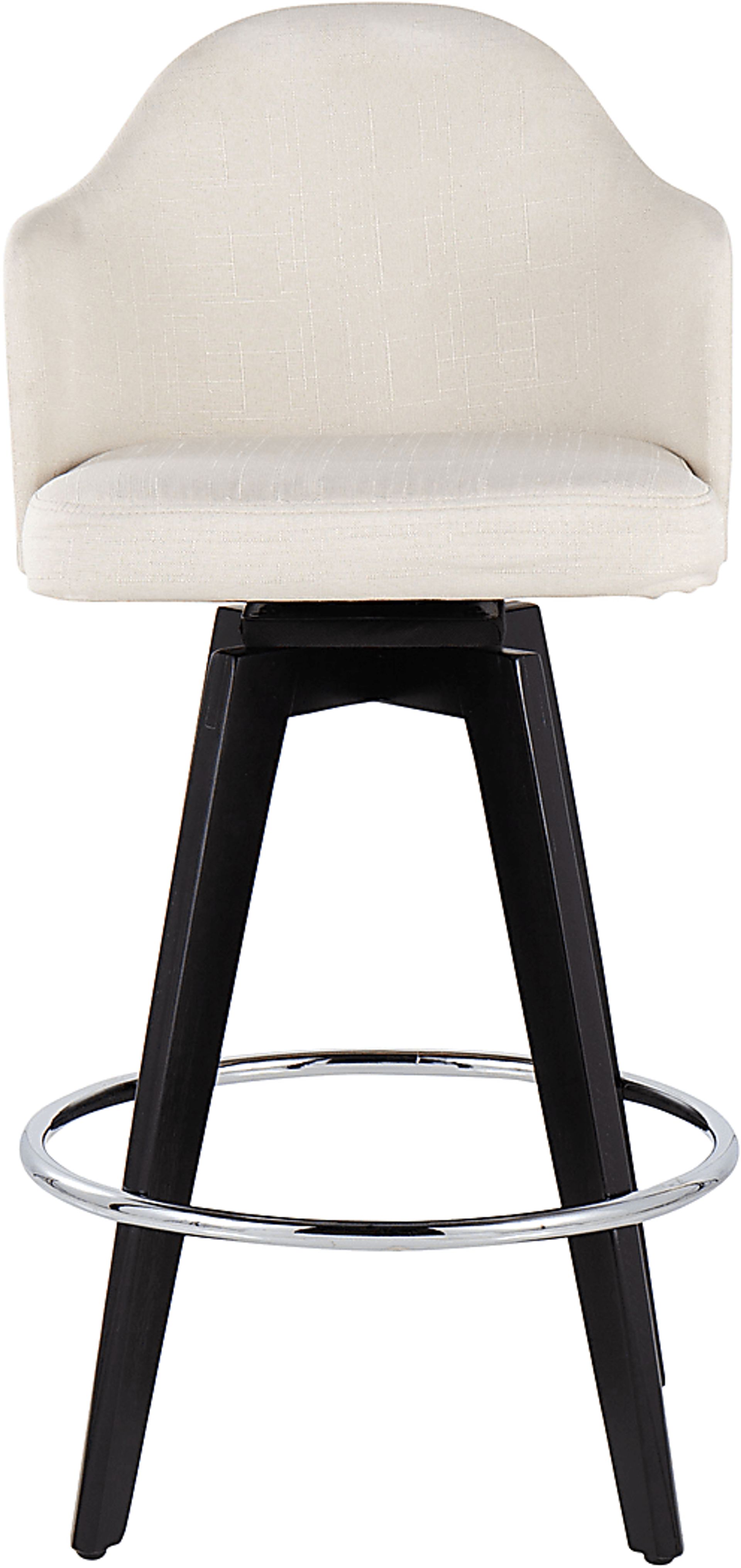 Sanellas II Cream Counter Height Stool, Set of 2 - Image 6