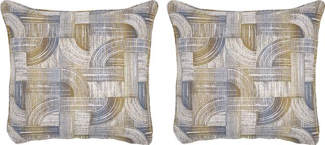 Sanford II Beige Accent Pillow, Set of Two - Thumbnail - Image 1