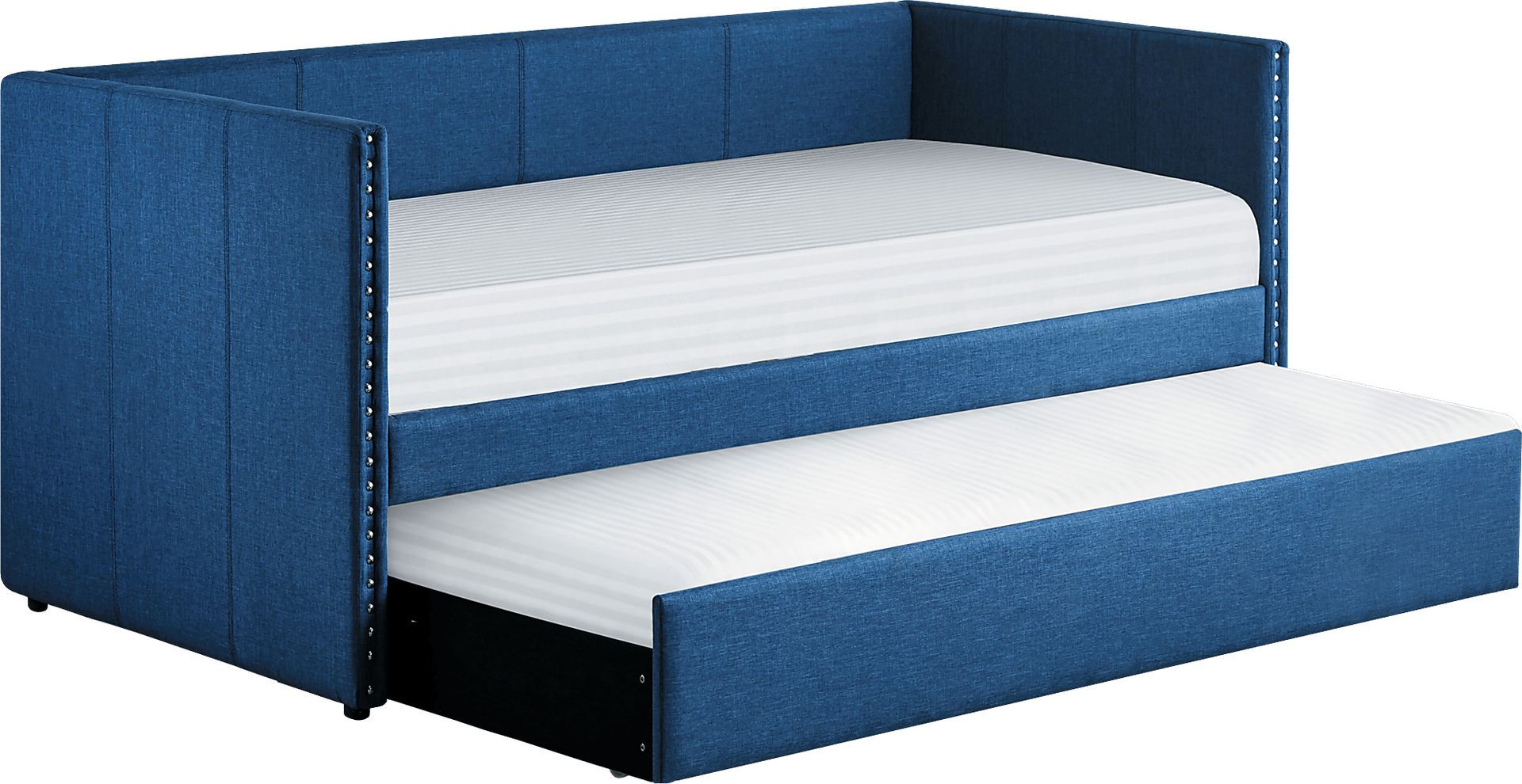 Sanford Way Blue Daybed with Trundle - Image 3