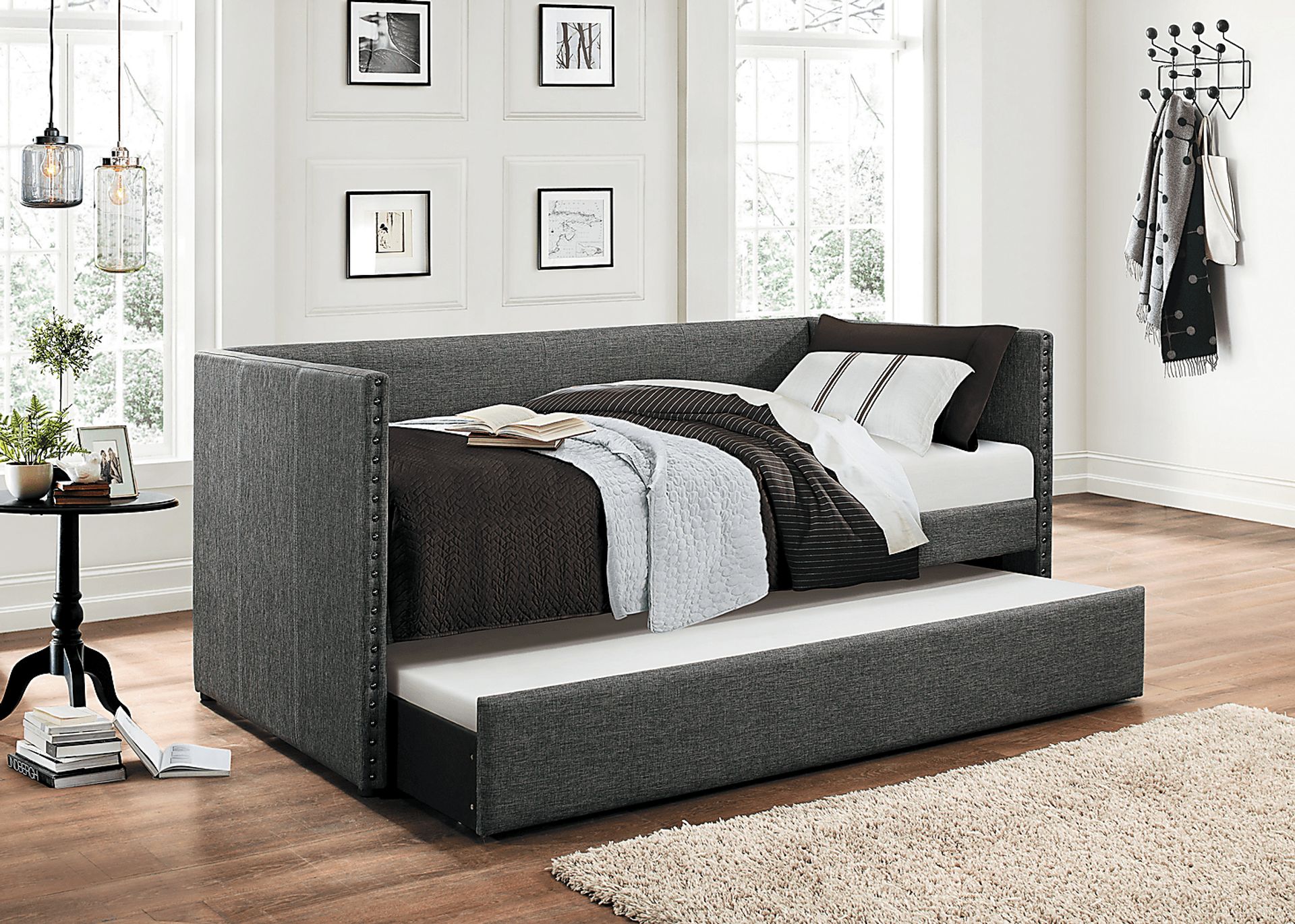 Sanford Way Gray Daybed with Trundle - Image 2