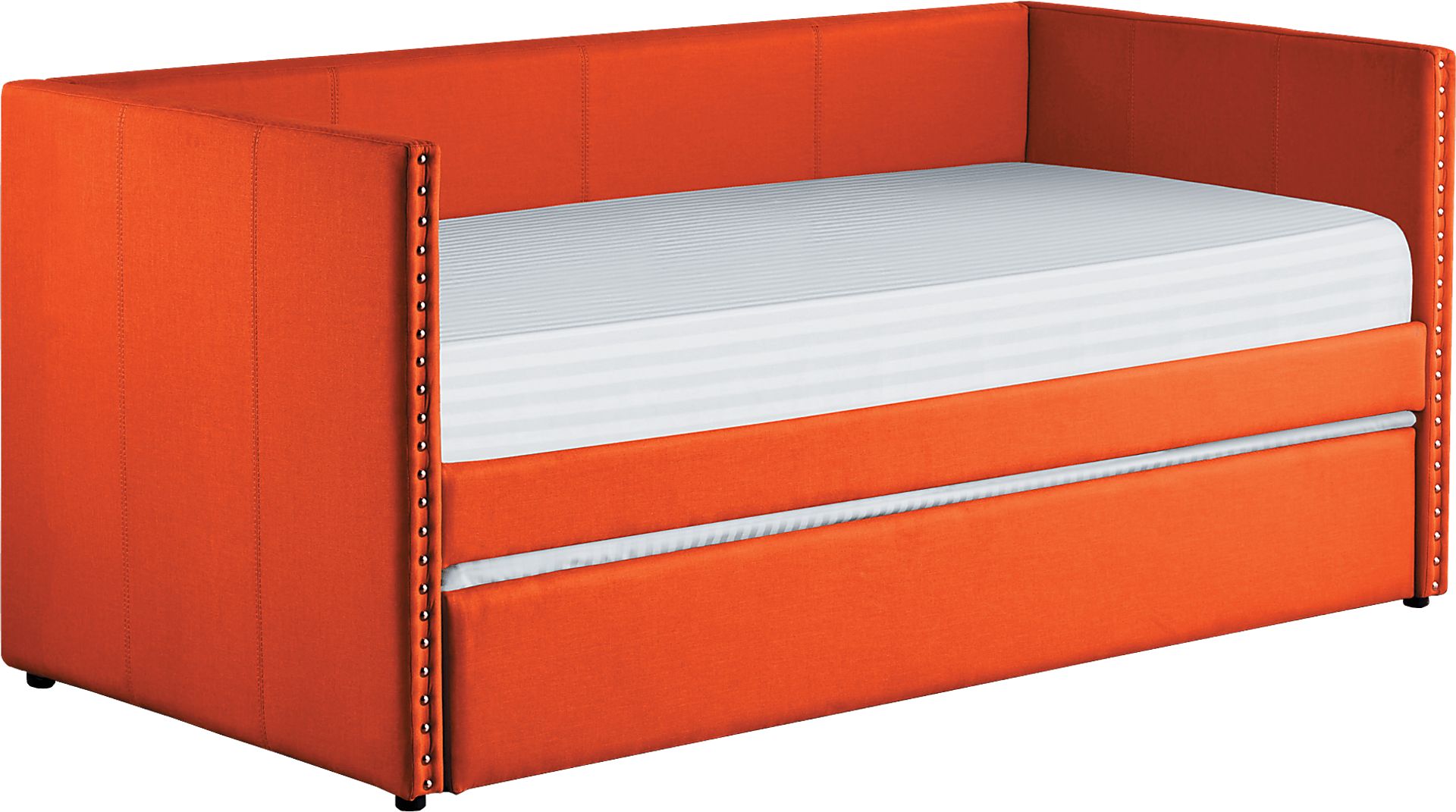 Sanford Way Orange Daybed with Trundle - Image 2