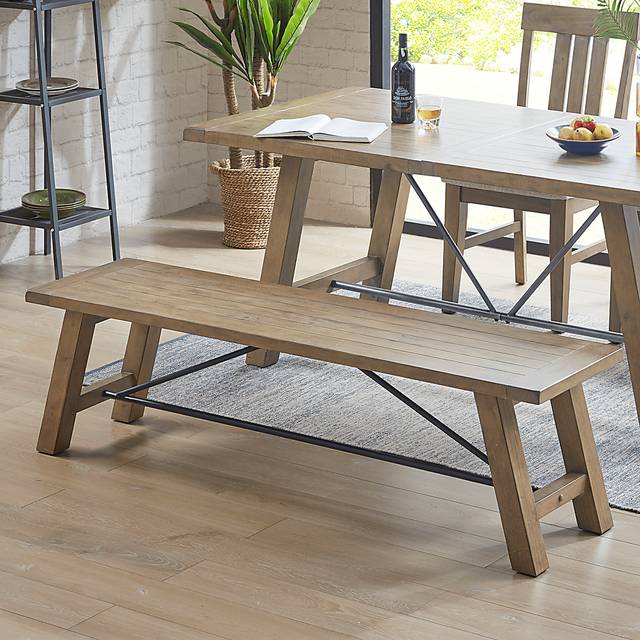 Sangamon Gray Dining Bench - Thumbnail - Image 7