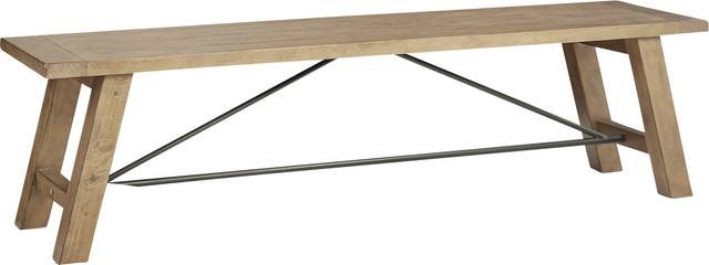 Sangamon Gray Dining Bench - Thumbnail - Image 1