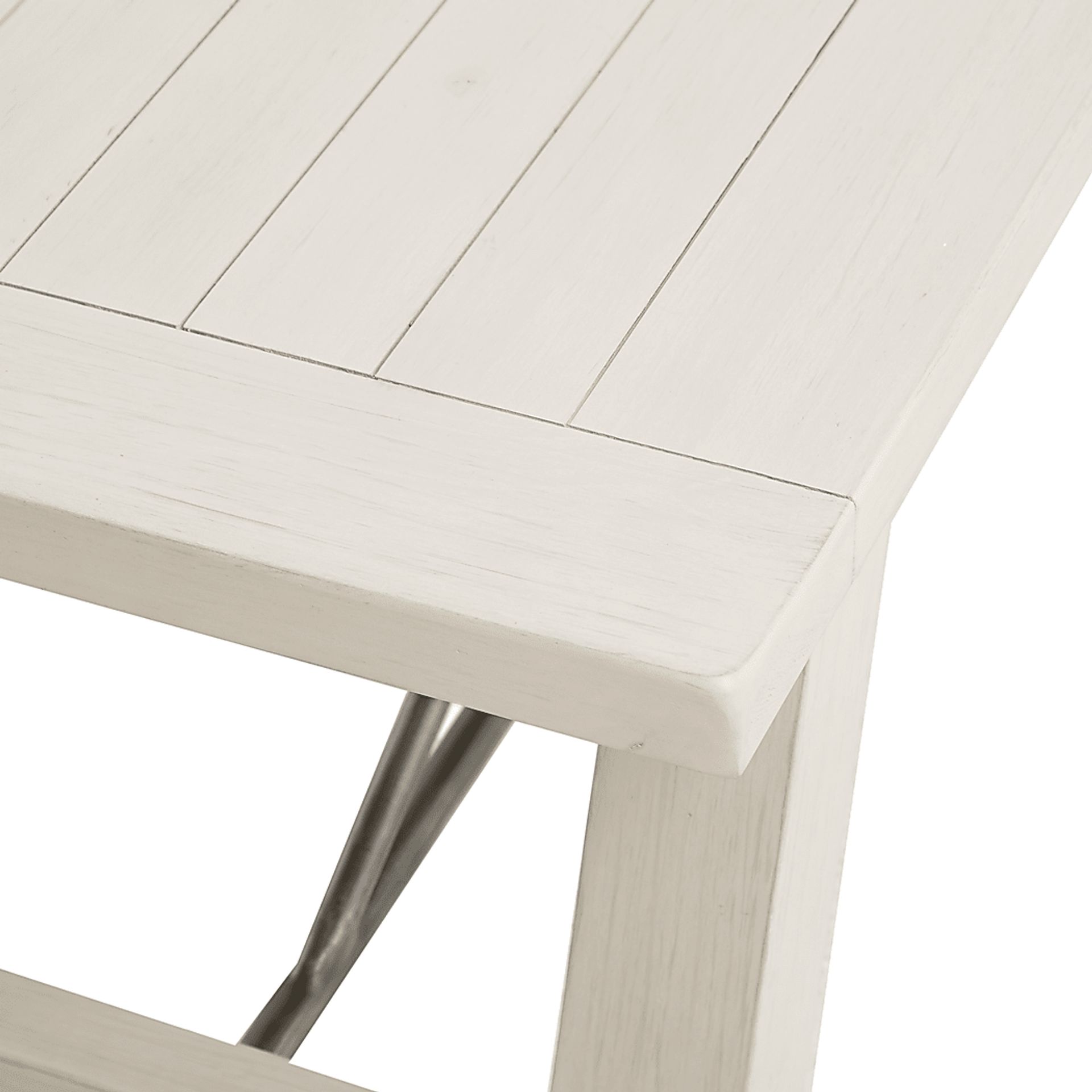 Sangamon White Dining Bench - Image 4