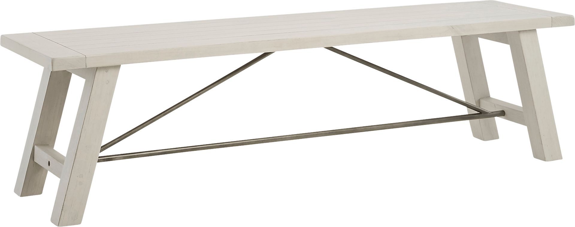 Sangamon White Dining Bench - Image 1