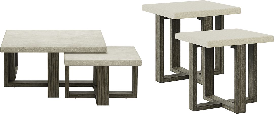 Sanger Gray 4 Pc Table Set