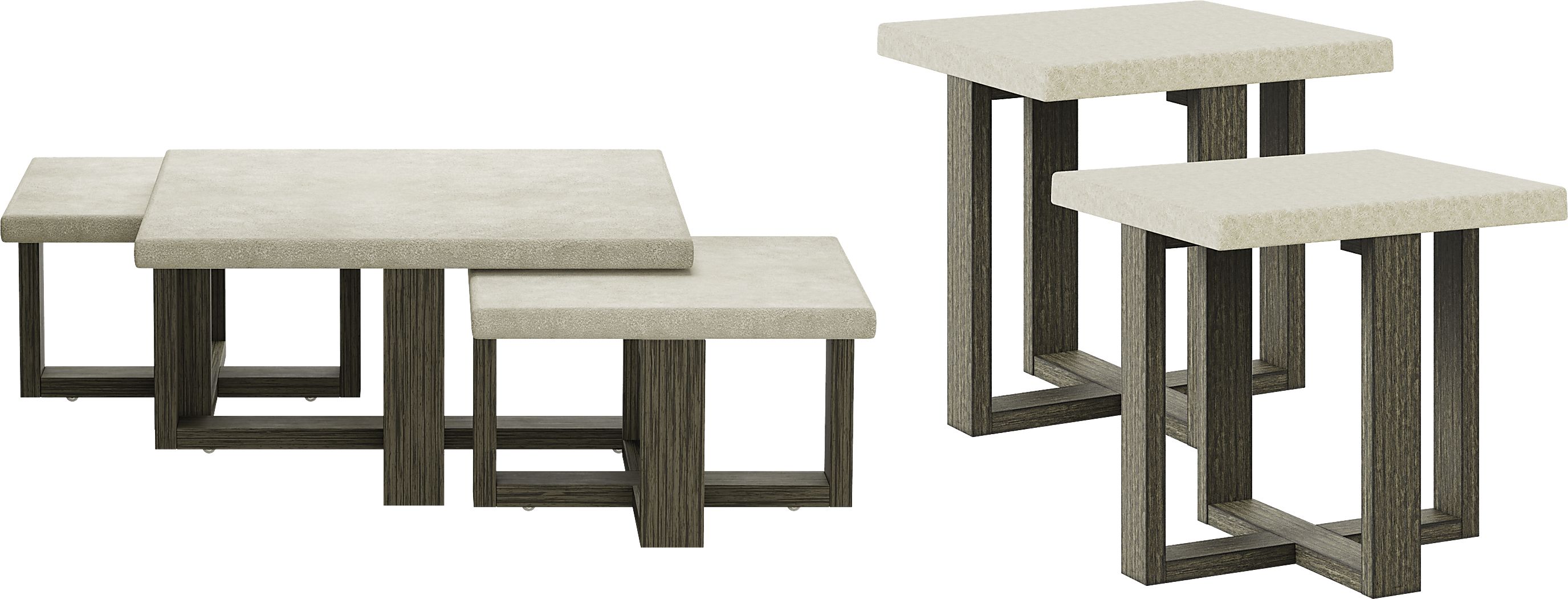 Sanger Gray 5 pc Table Set