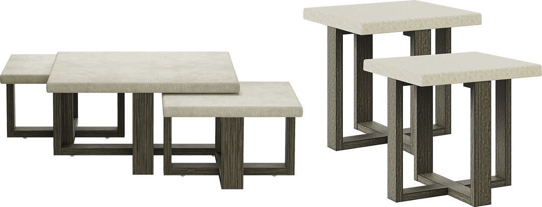 Sanger Gray 5 pc Table Set