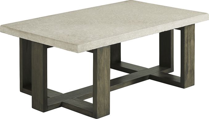 Sanger Gray Rectangle Cocktail Table