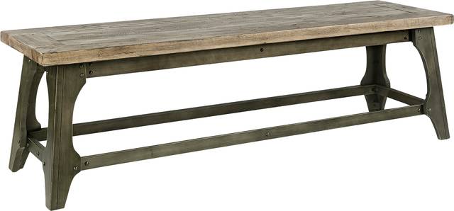 Sangerbrook Gray Dining Bench - Thumbnail - Image 1
