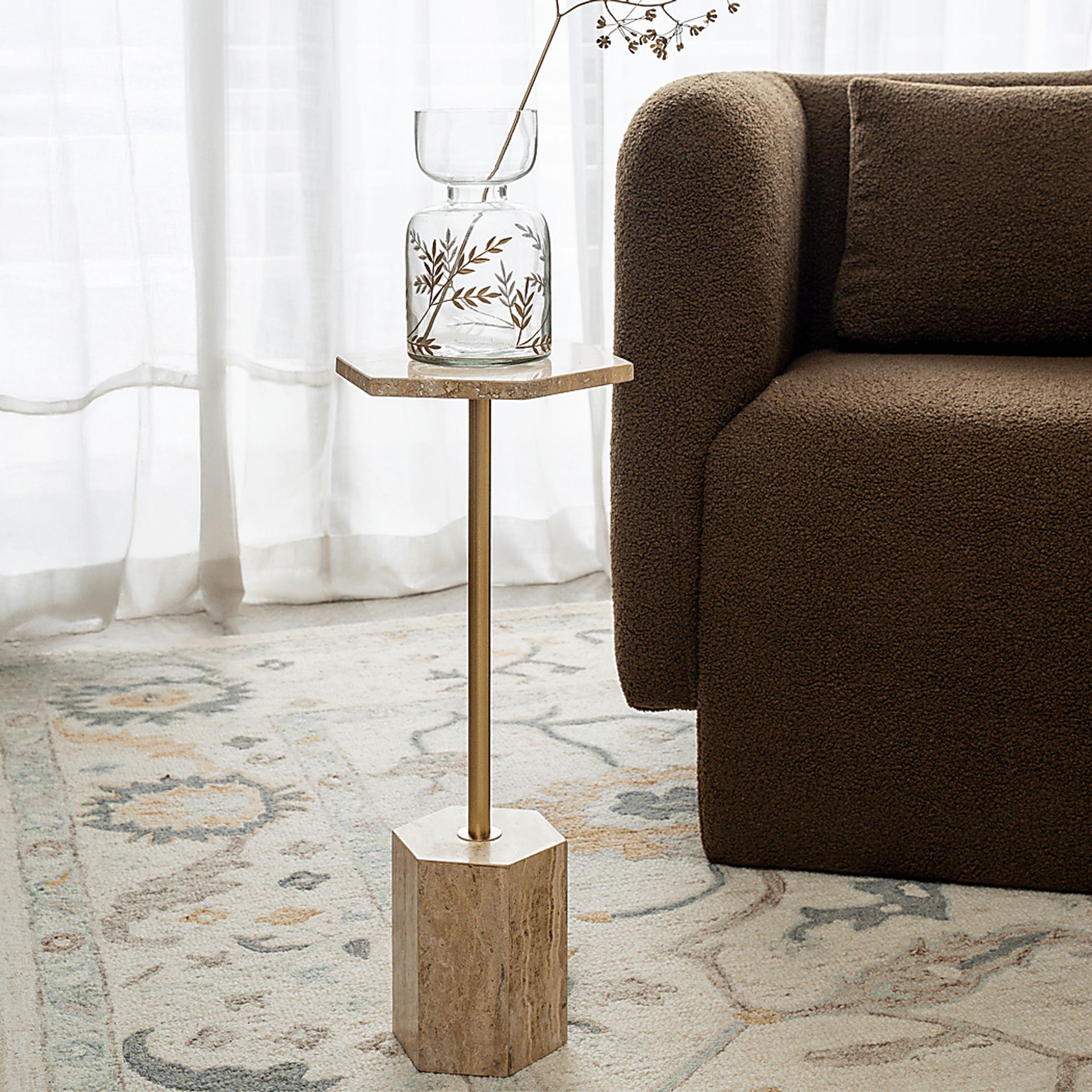 Sangui Tan Accent Table - Image 2