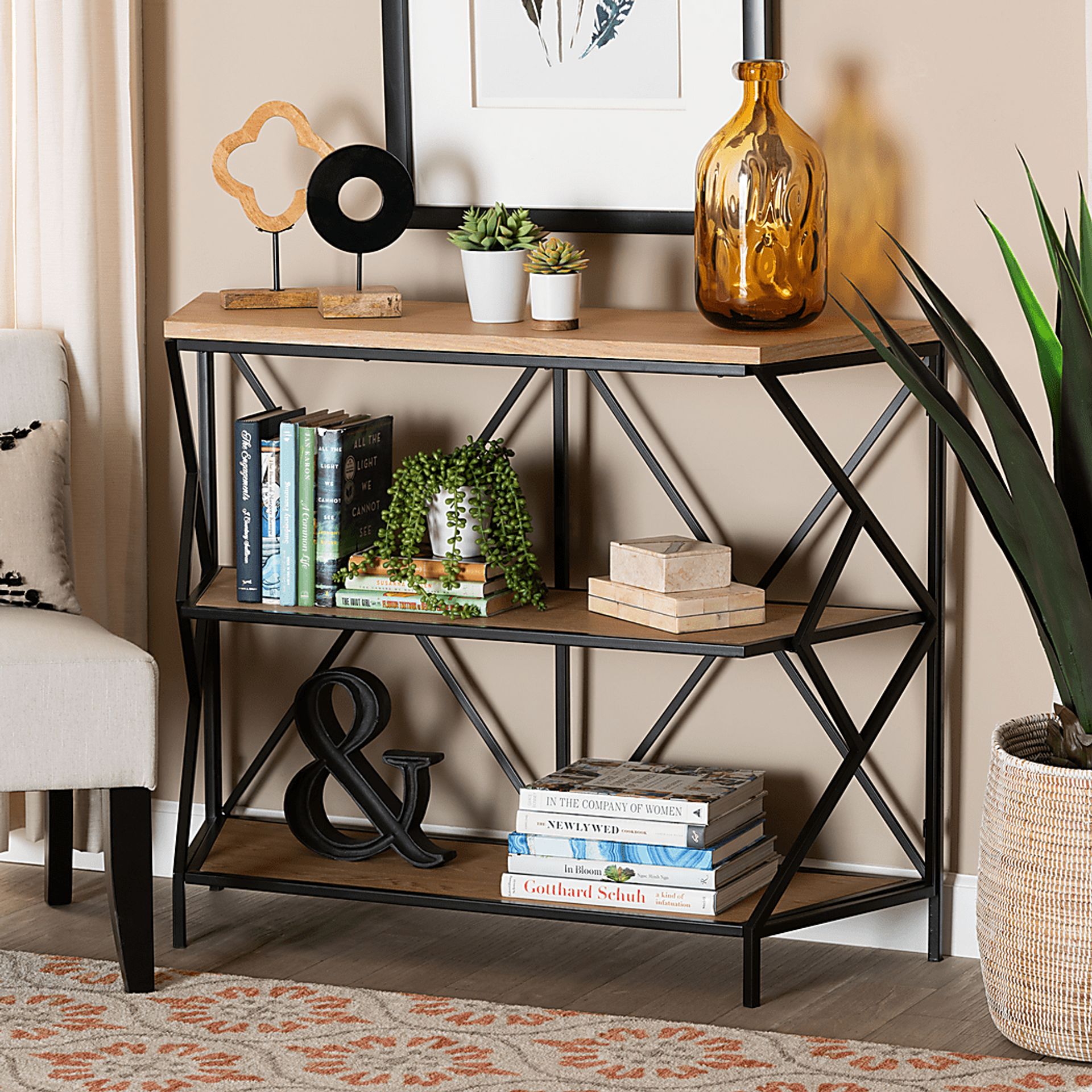 Sanndalwood Walnut Sofa Table - Image 6