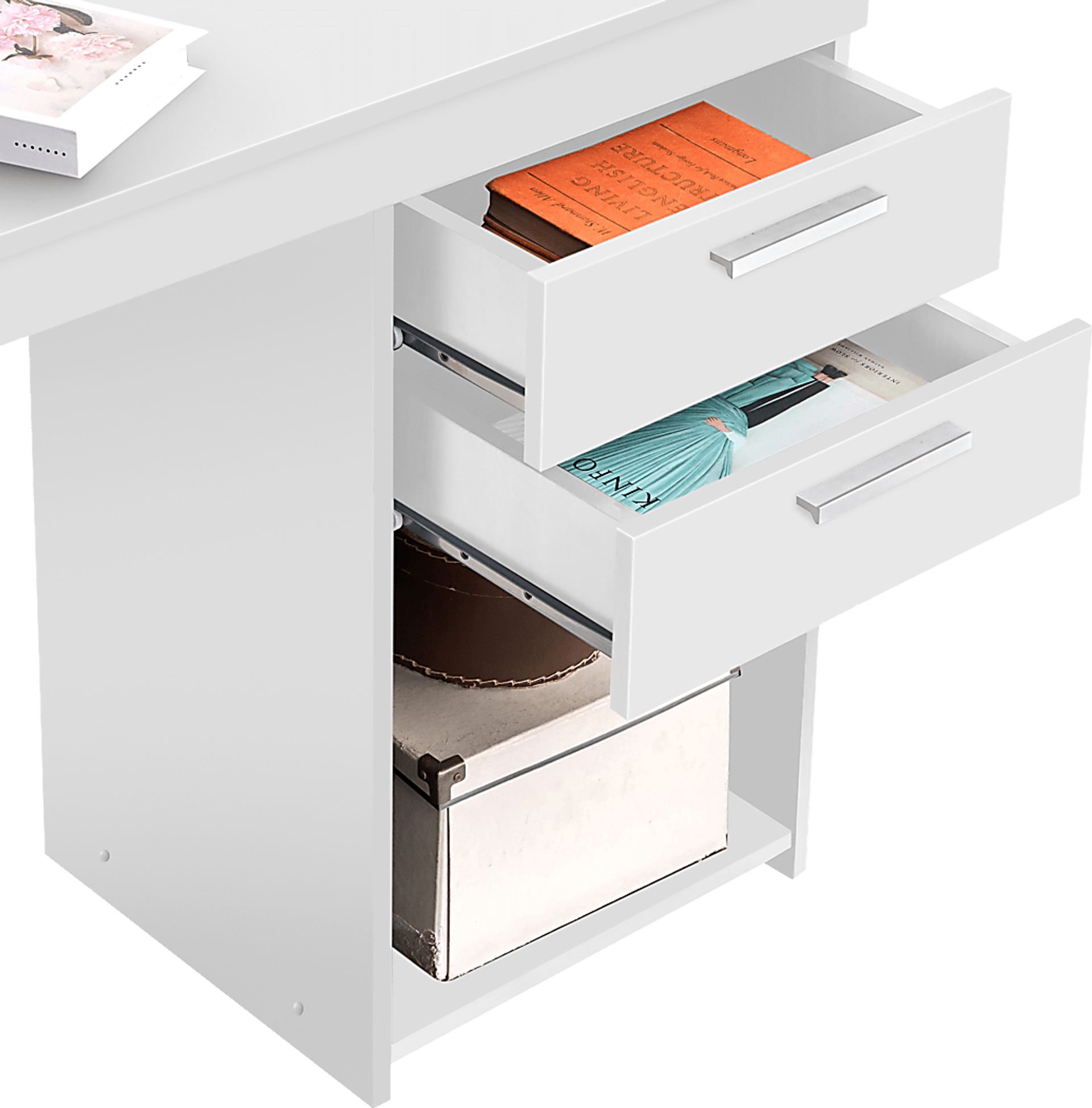 Sanoye White Desk - Image 8