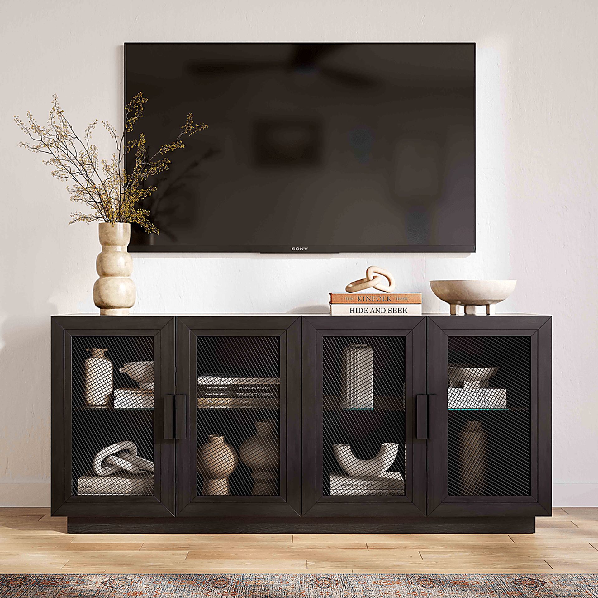 Sanpat Black 72.5 in. Console - Image 2