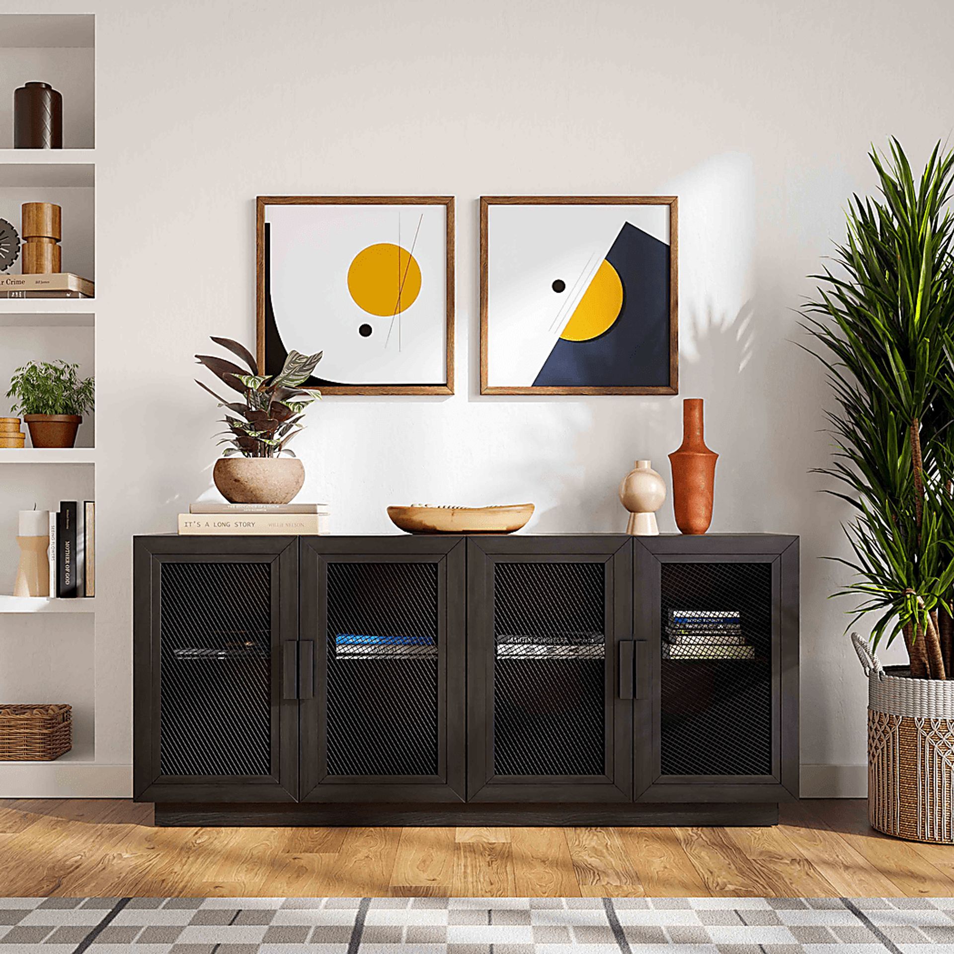 Sanpat Black 72.5 in. Console - Image 9