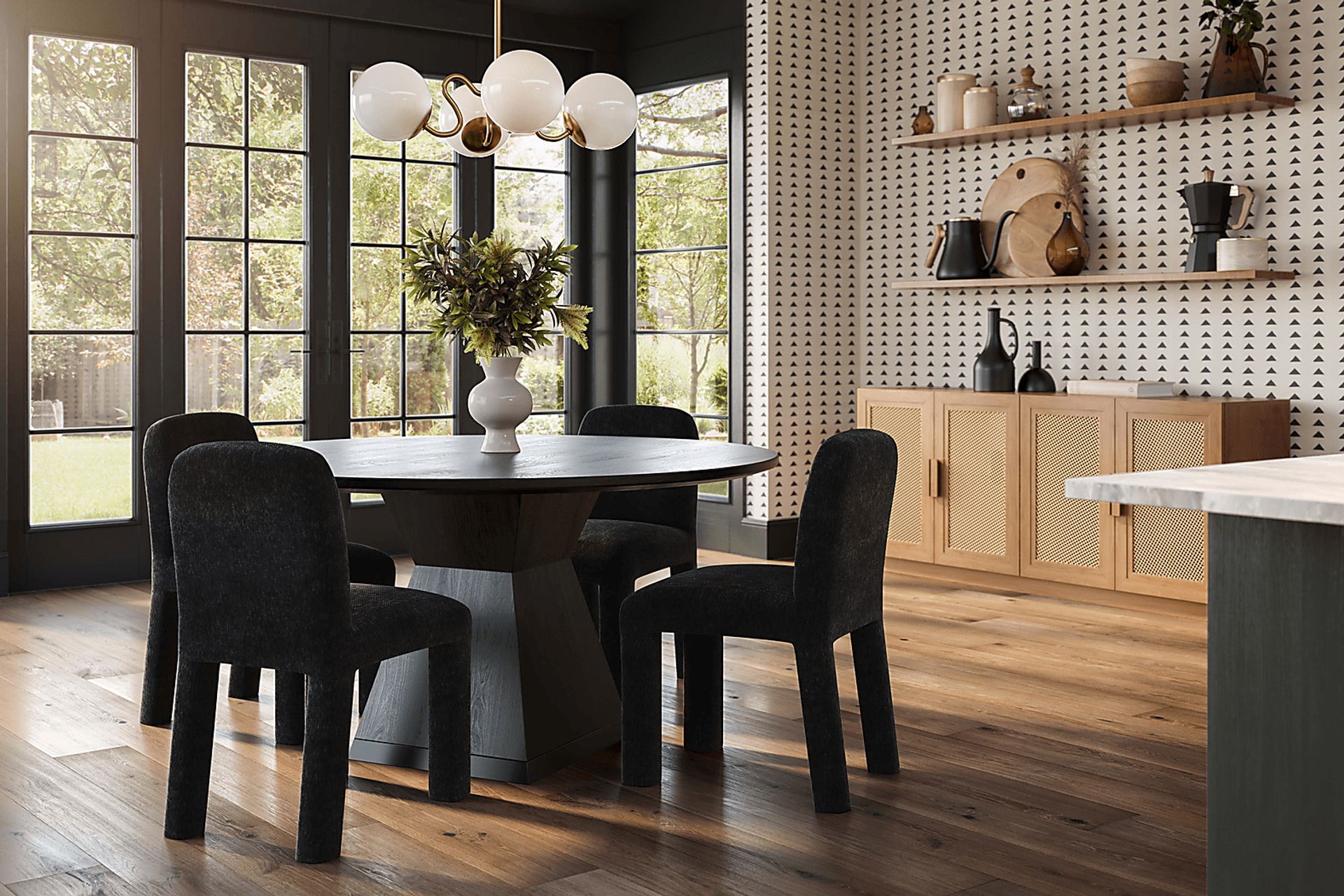 Sanpat I Black Dining Table - Image 2