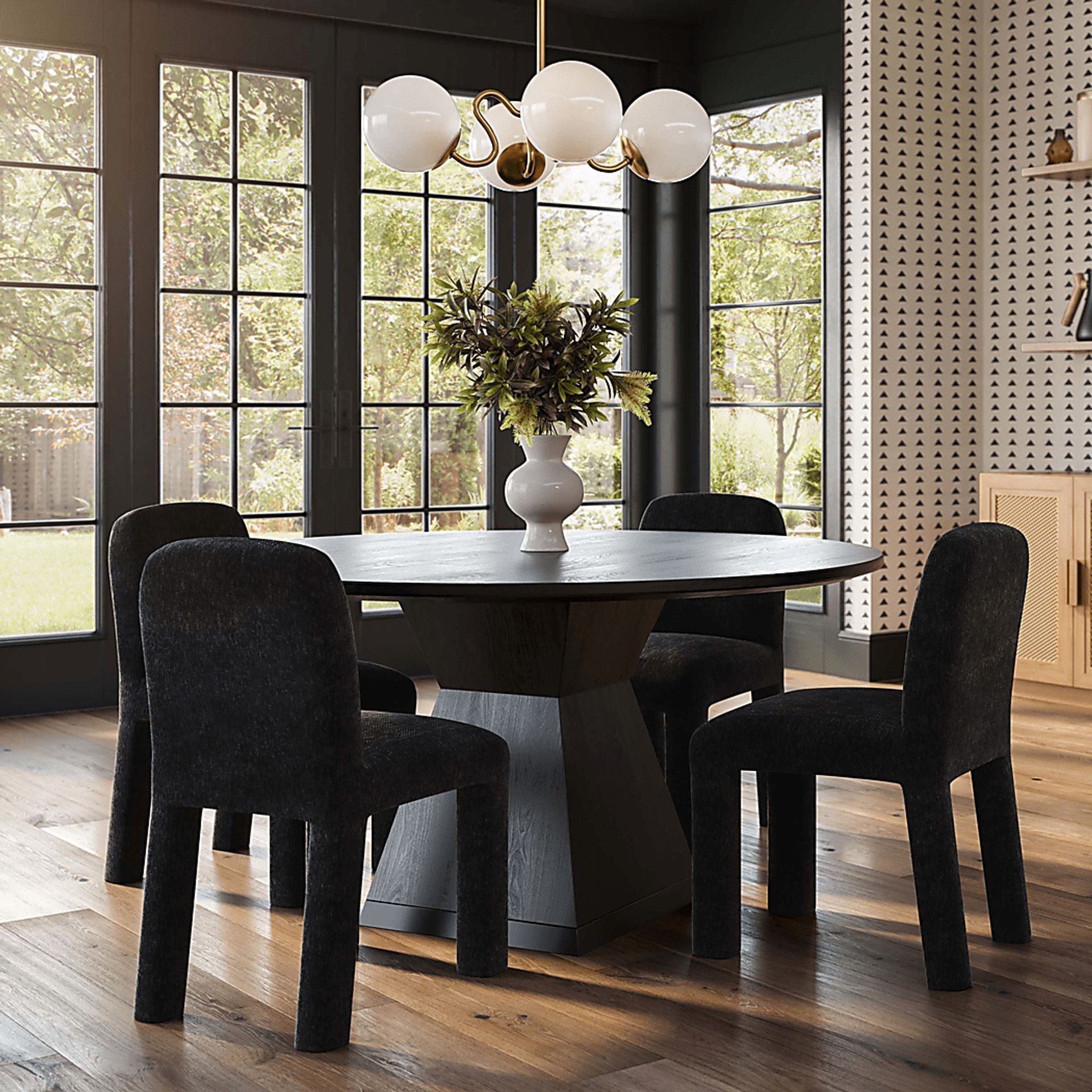 Sanpat I Black Dining Table - Image 3