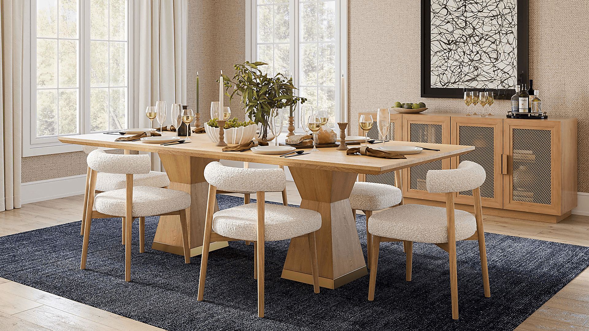 Sanpat II Brown Dining Table - Image 2