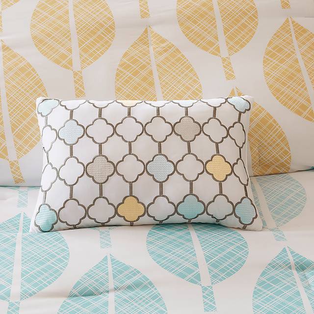 Sansa Yellow 9 Pc King Comforter Set - Thumbnail - Image 6