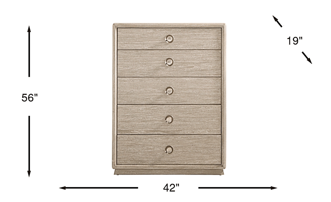 Santa Clarita Light Gray Chest