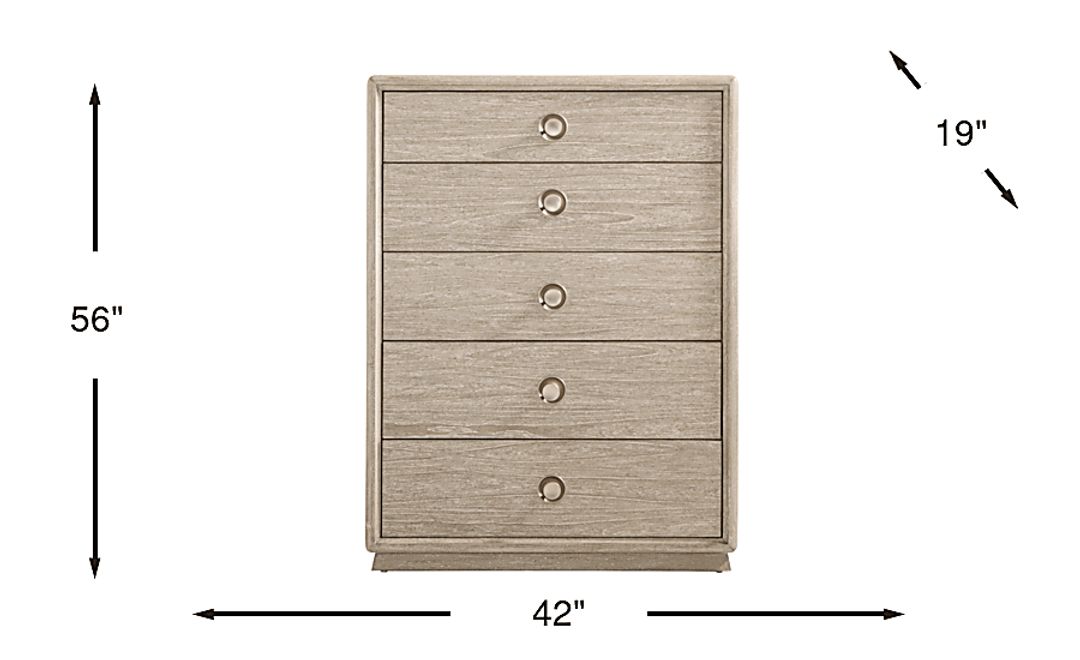 Santa Clarita Light Gray Chest