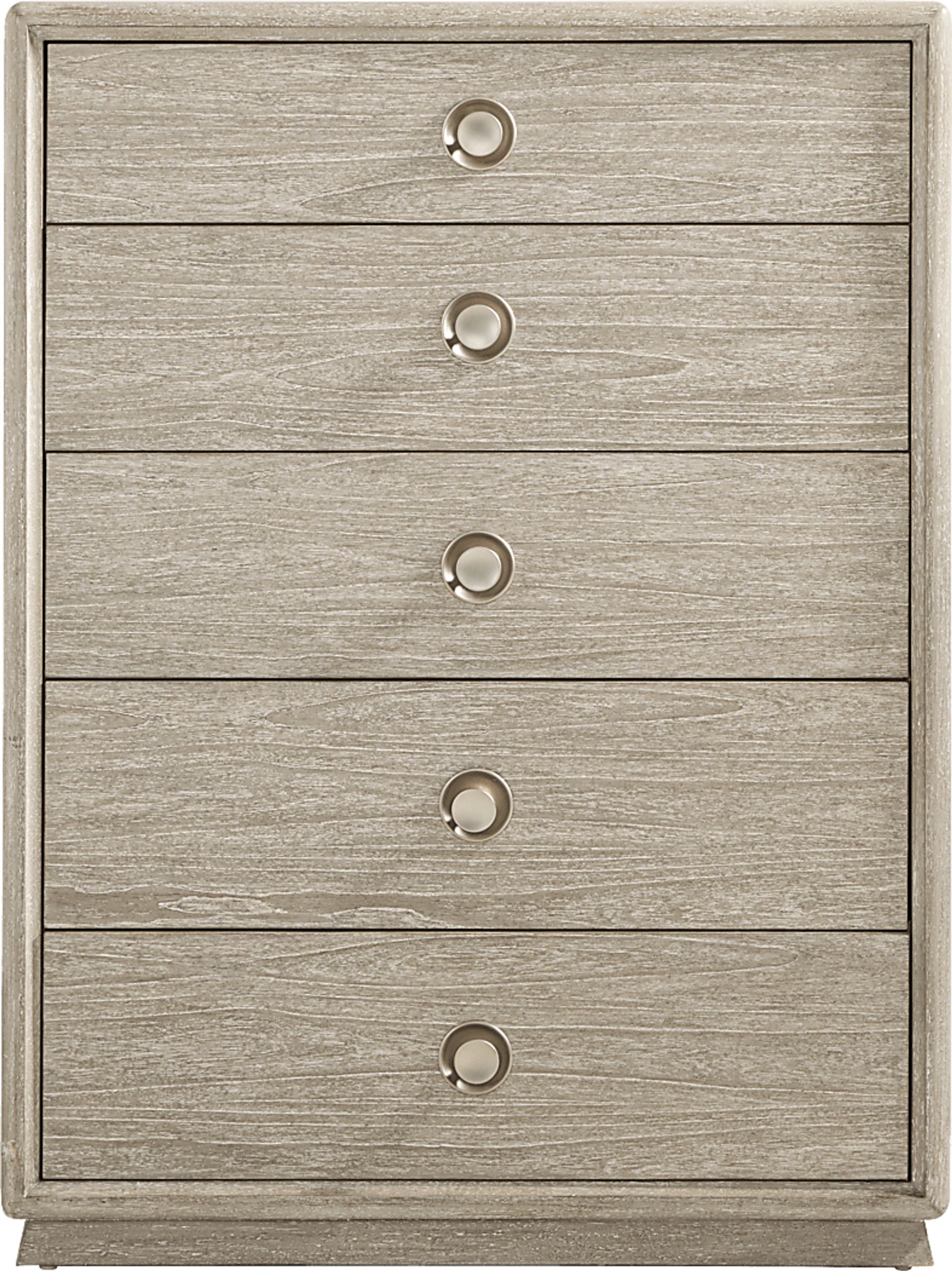 Santa Clarita Light Gray 5 Pc King Panel Bedroom - Image 4