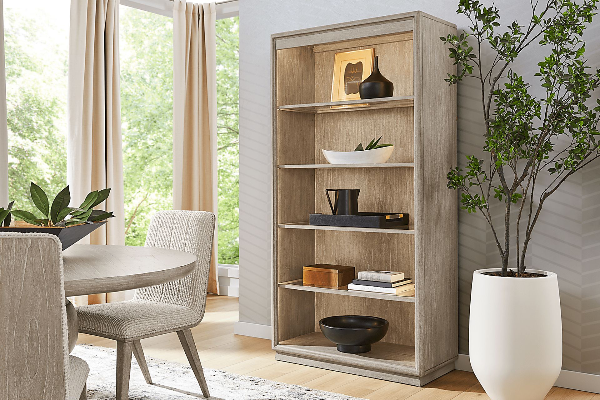 Santa Clarita Light Gray Curio - Image 3