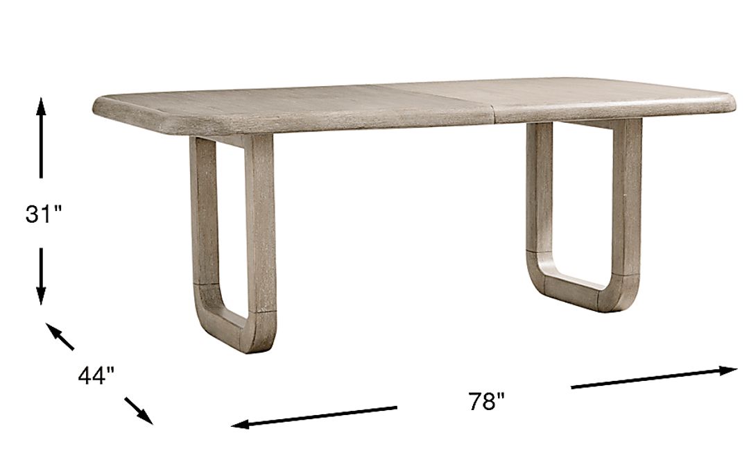 Santa Clarita Light Gray Dining Table