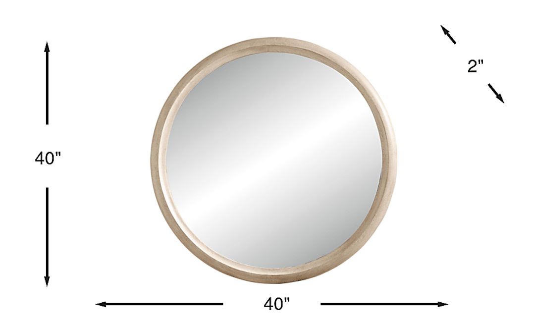 Santa Clarita Light Gray Mirror