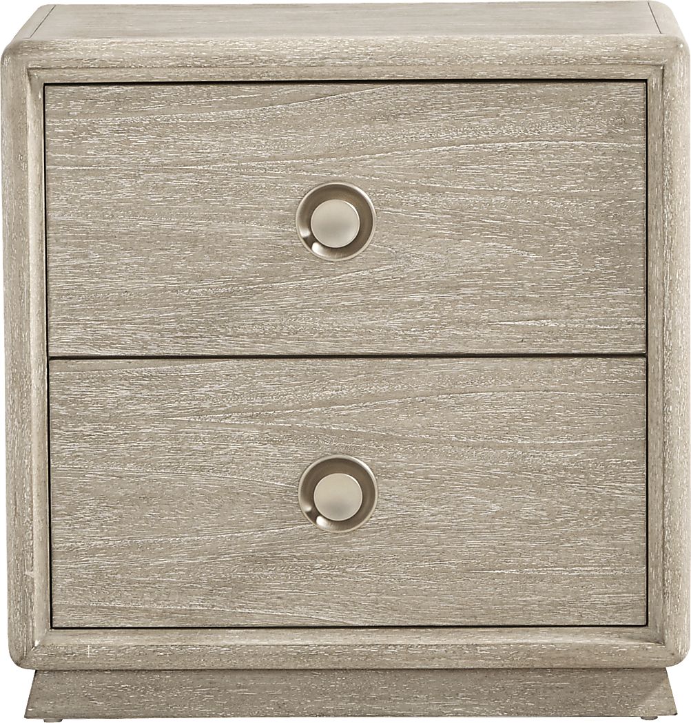Santa Clarita Light Gray Nightstand