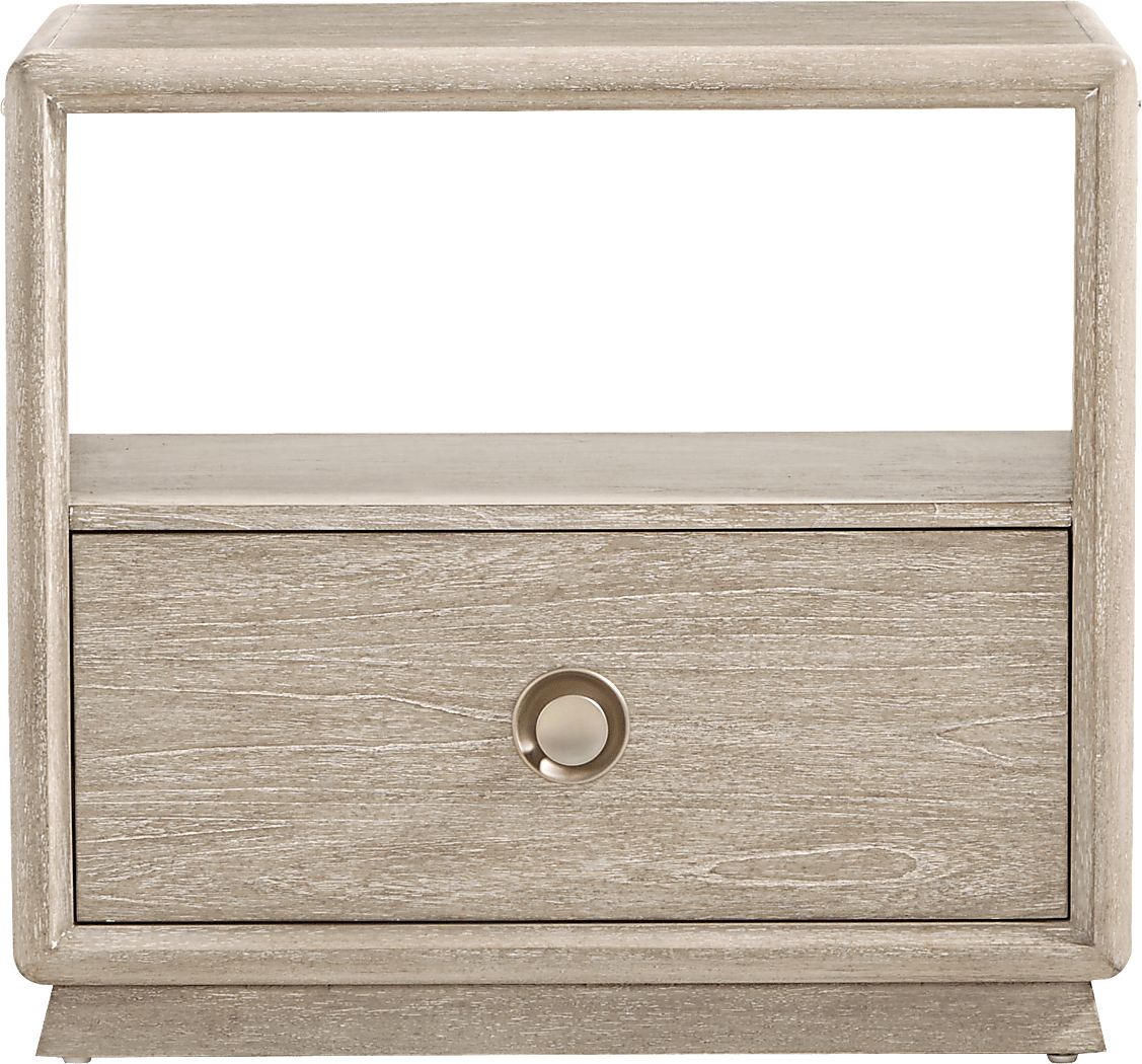 Santa Clarita Light Gray Nightstand
