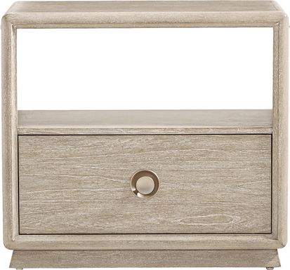 Santa Clarita Light Gray Nightstand