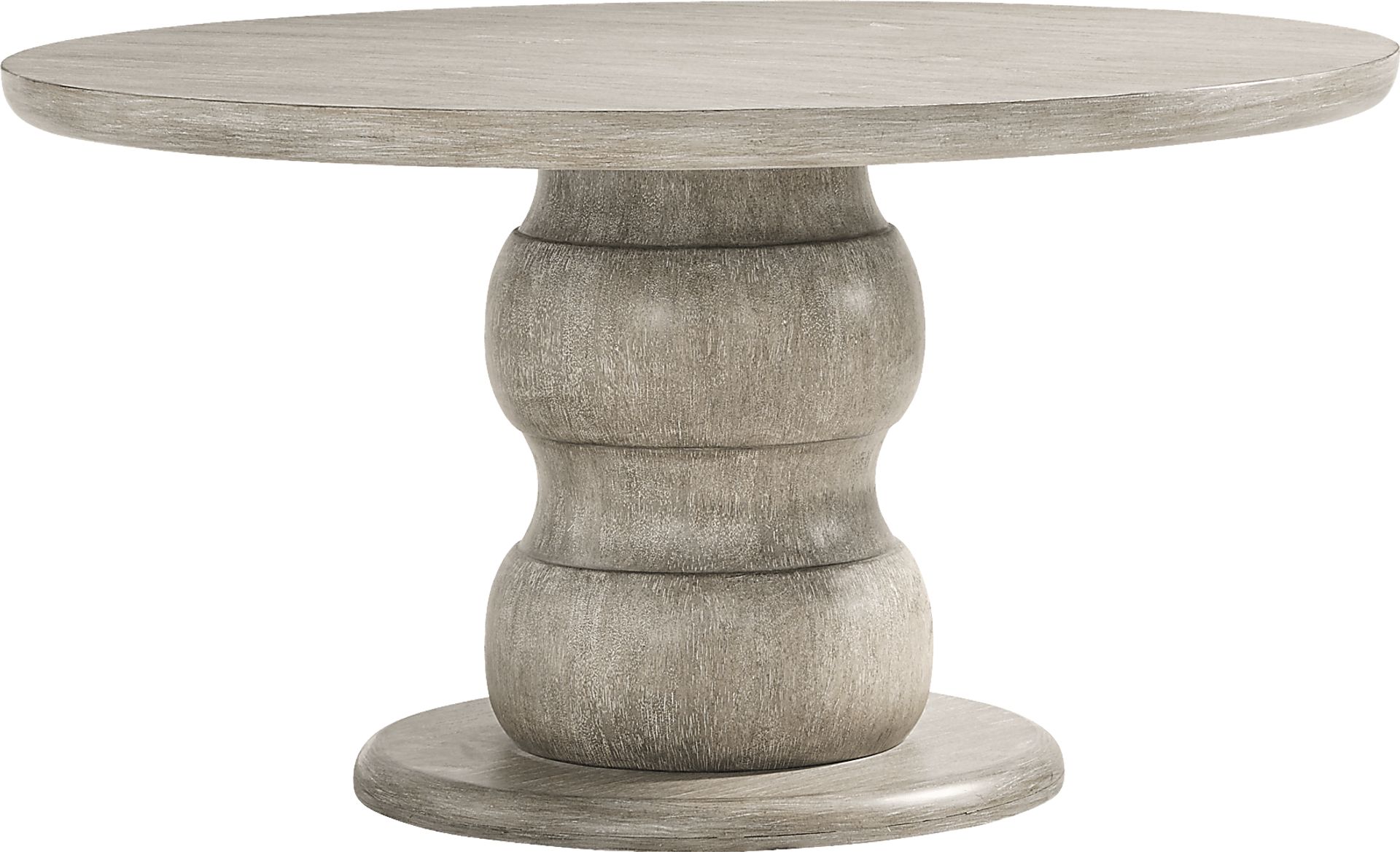 Santa Clarita Light Gray Round Dining Table - Image 1