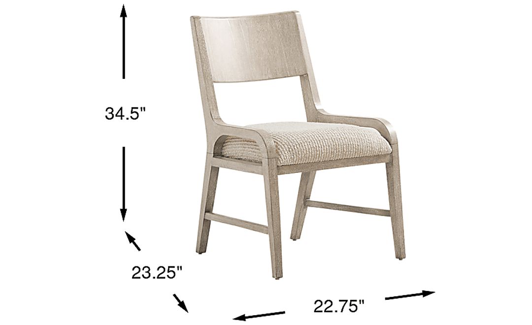 Santa Clarita Light Gray Side Chair