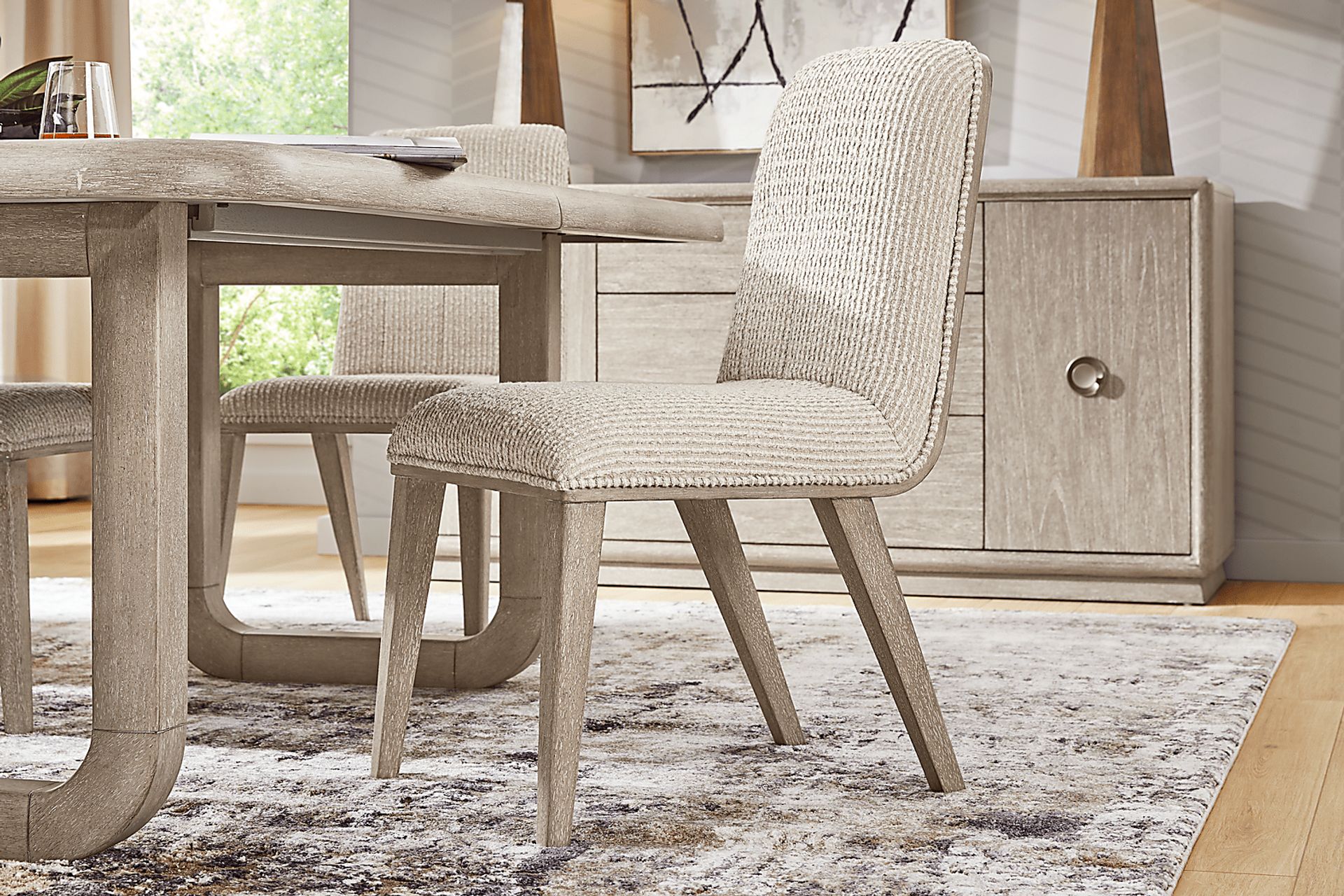 Santa Clarita Light Gray 5 Pc Round Dining Room - Image 8