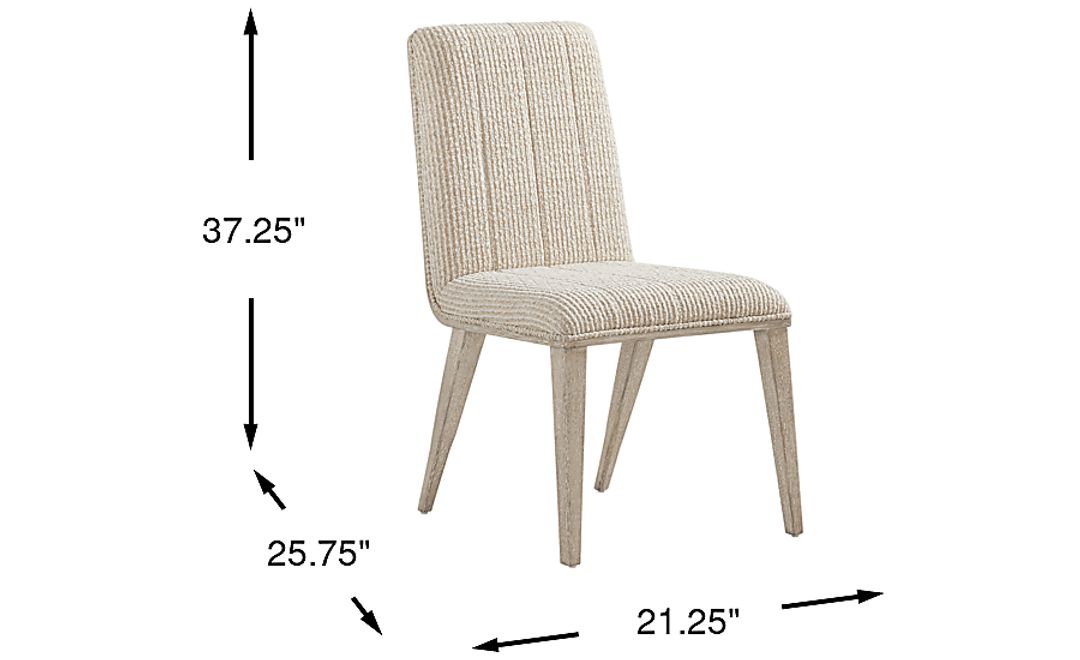 Santa Clarita Light Gray Upholstered Side Chair