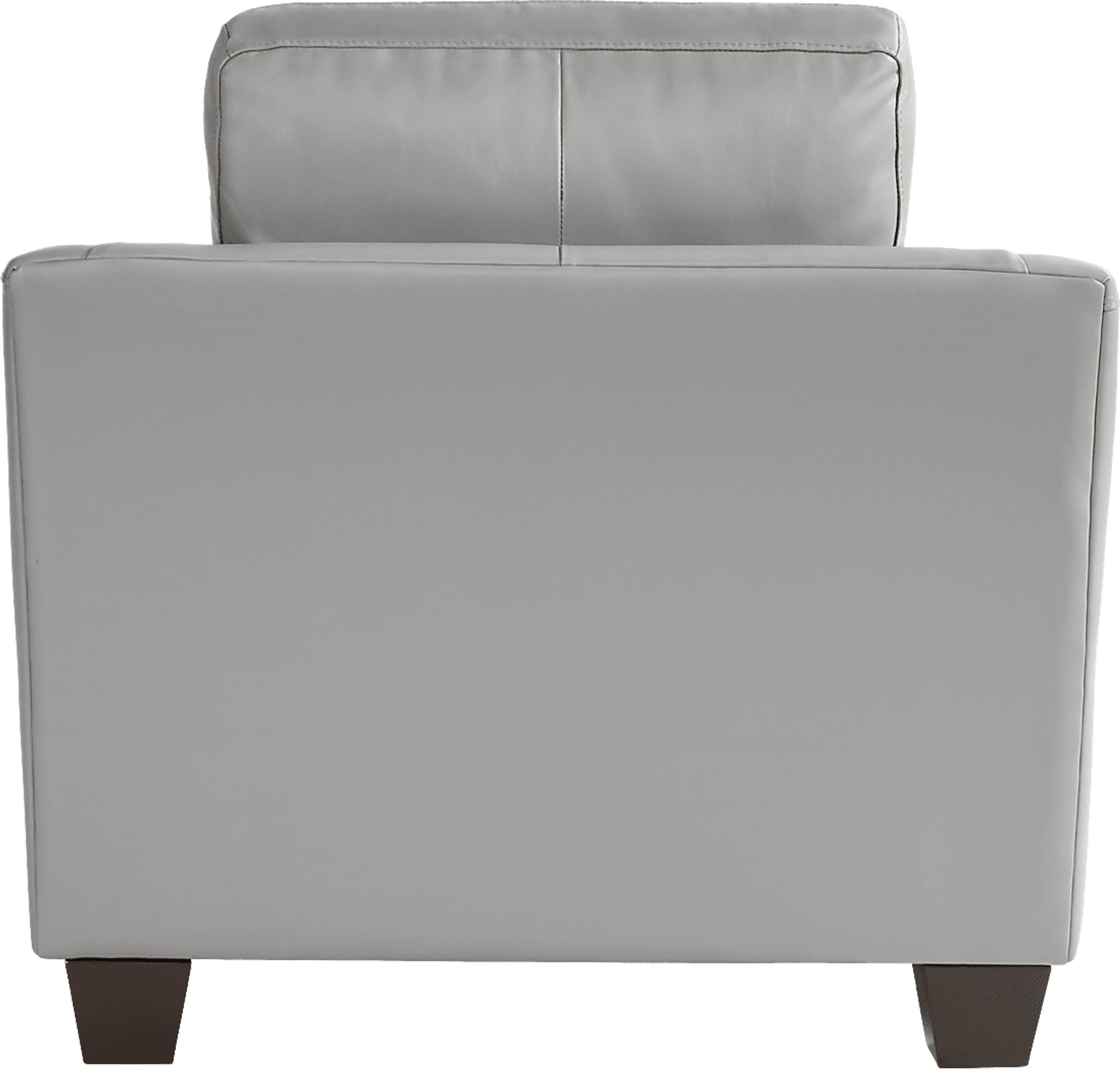 Santa Croce Gray Leather Chair - Image 3