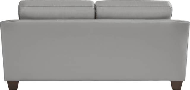 Santa Croce Gray Leather 8 Pc Living Room - Thumbnail - Image 7