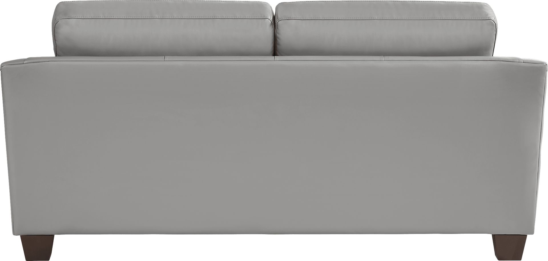 Santa Croce Gray Leather 8 Pc Living Room - Image 7